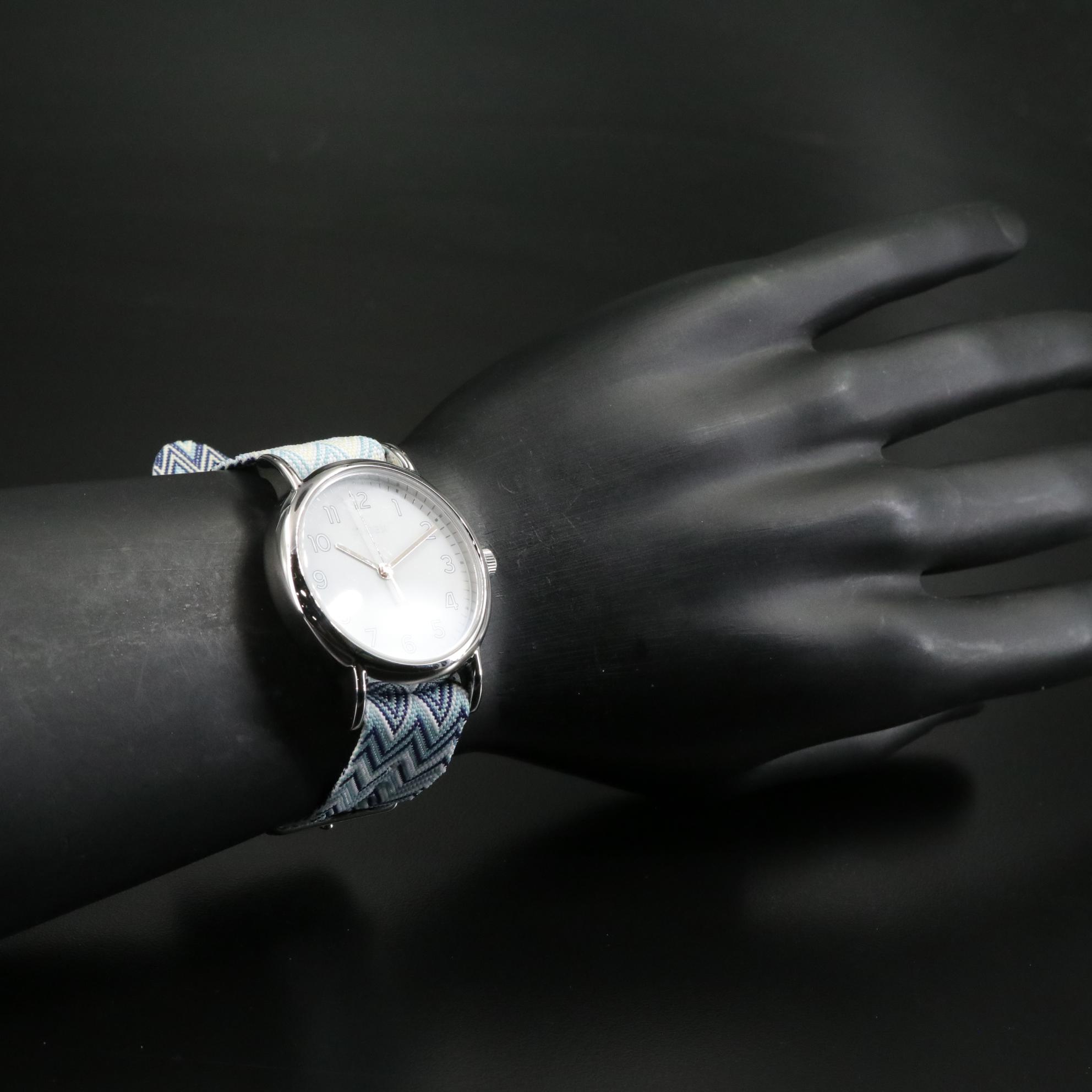 Timex Weekender Chevron Quartz Watch with Nylon Strap