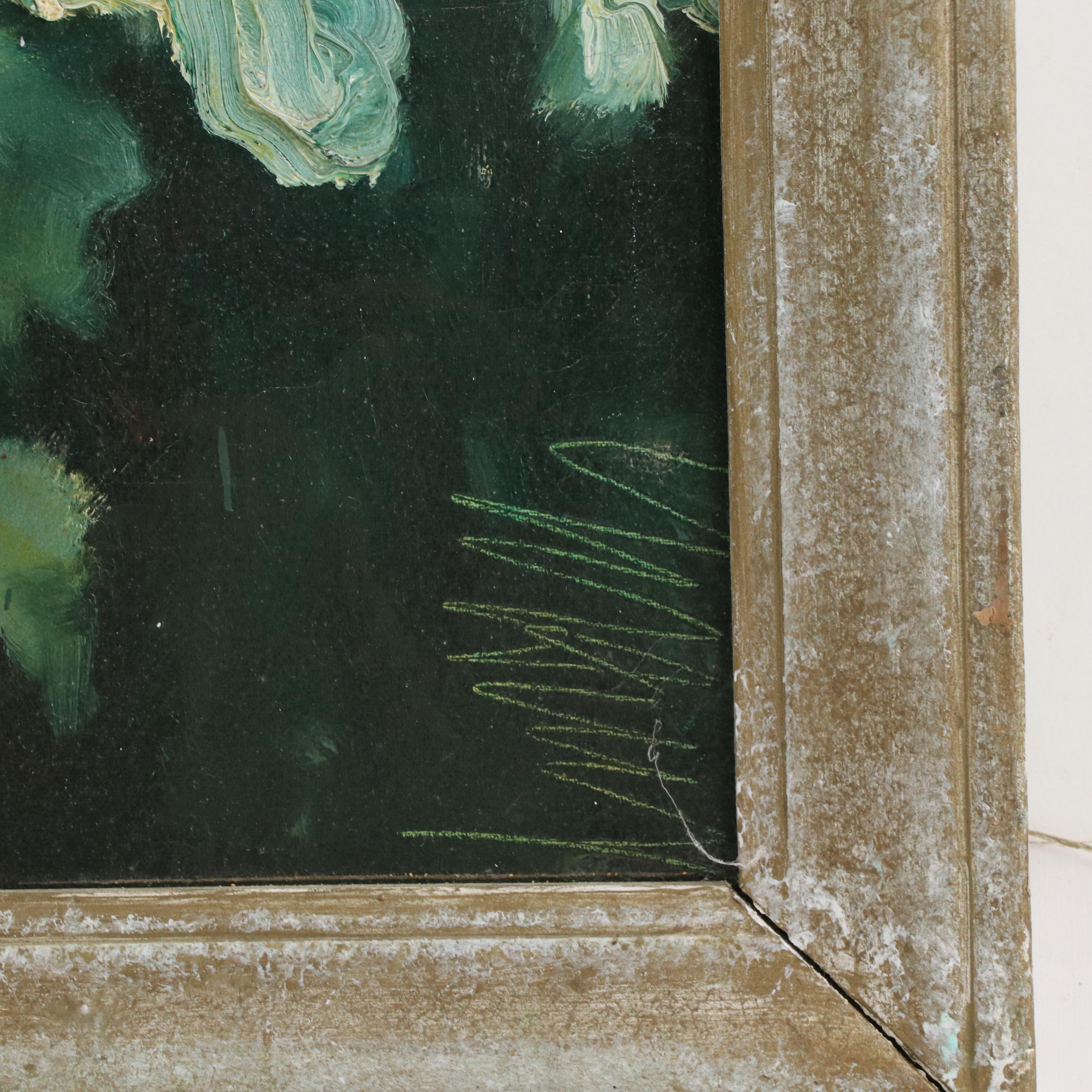Large-Scale Landscape Oil Painting, Late 20th Century