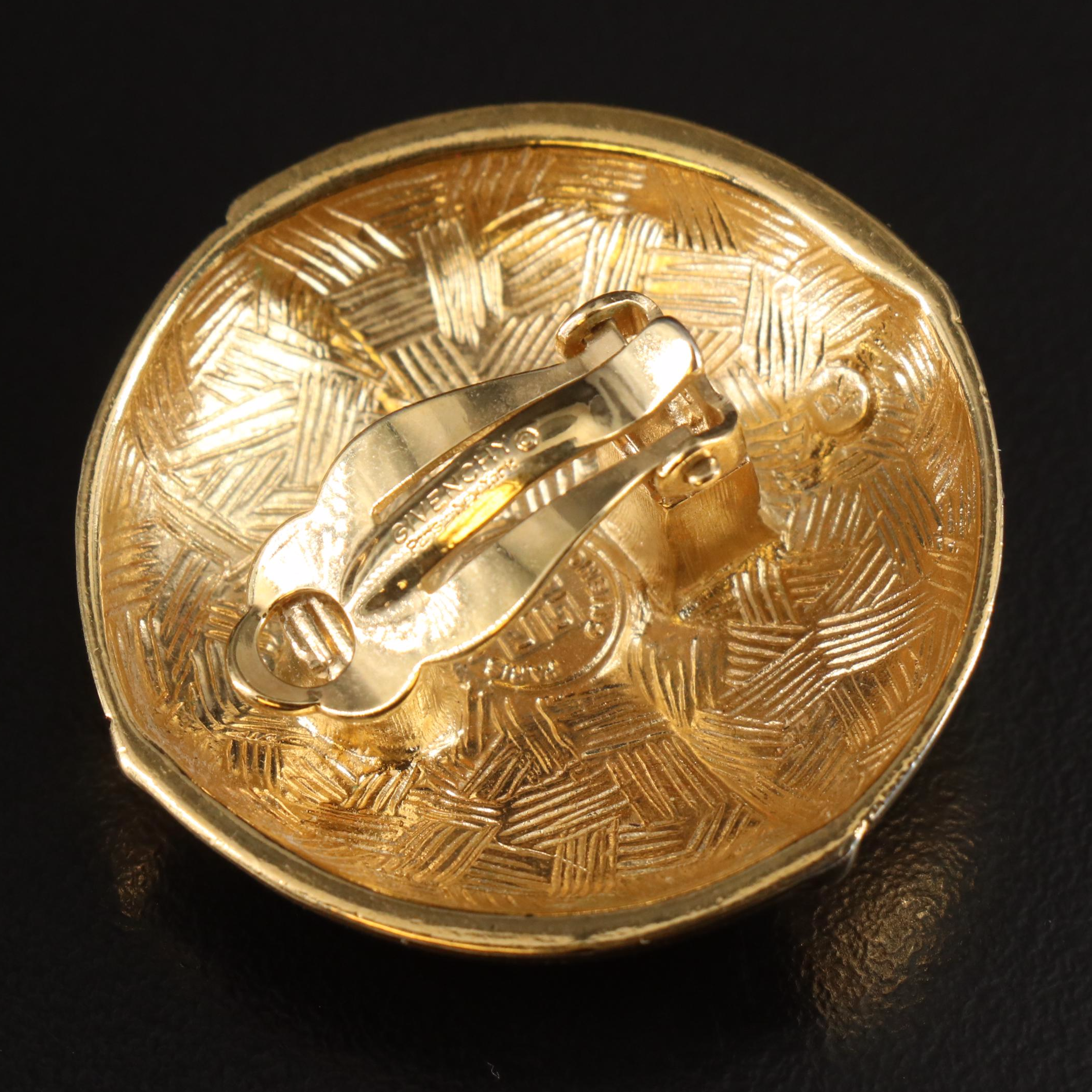 Givenchy Button Earrings & Wendy Olinger Arm Cuff Featured in Jewelry Collection