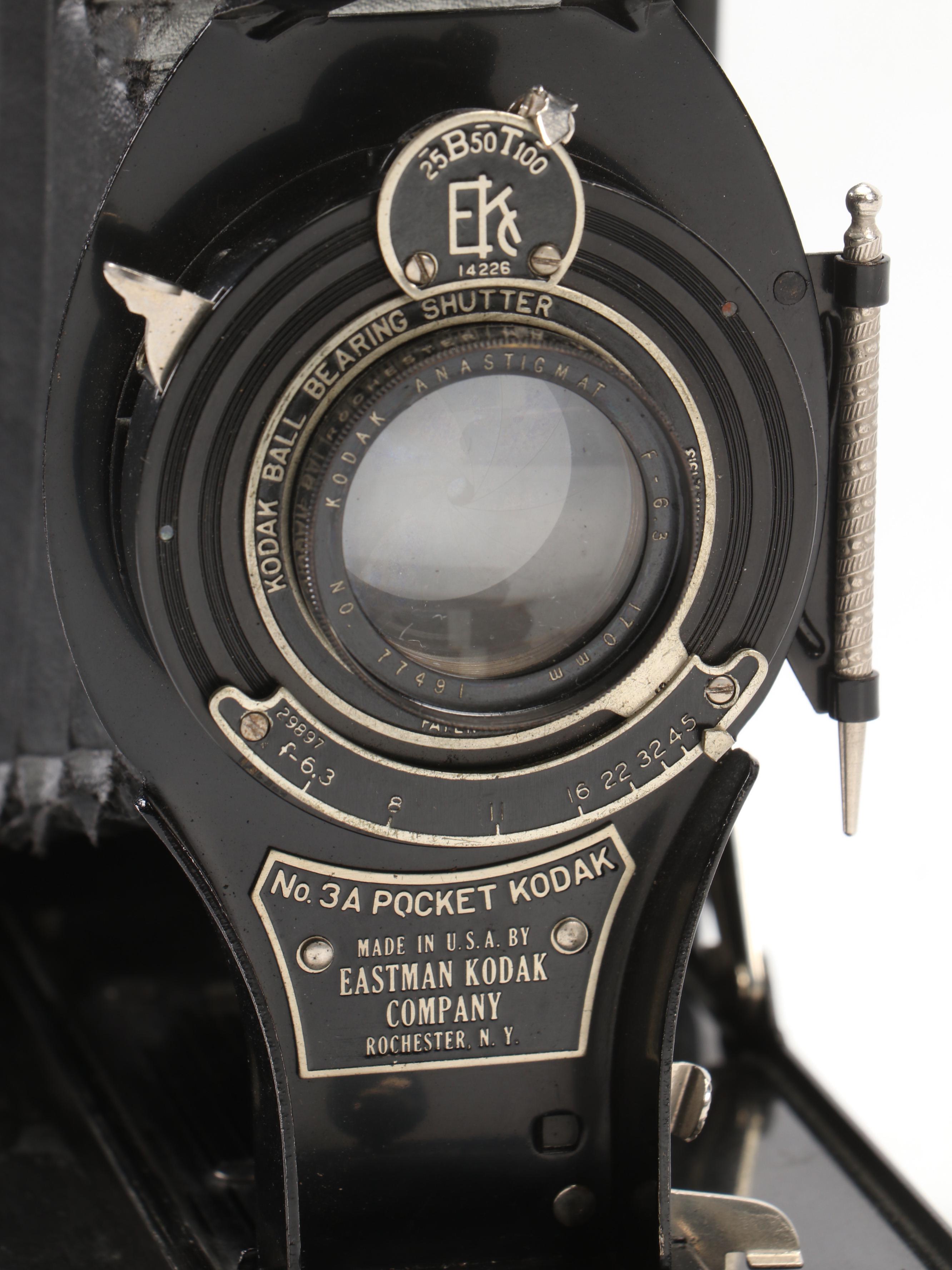 Eastman Kodak Co. No.3A Pocket Kodak Camera, circa 1910s