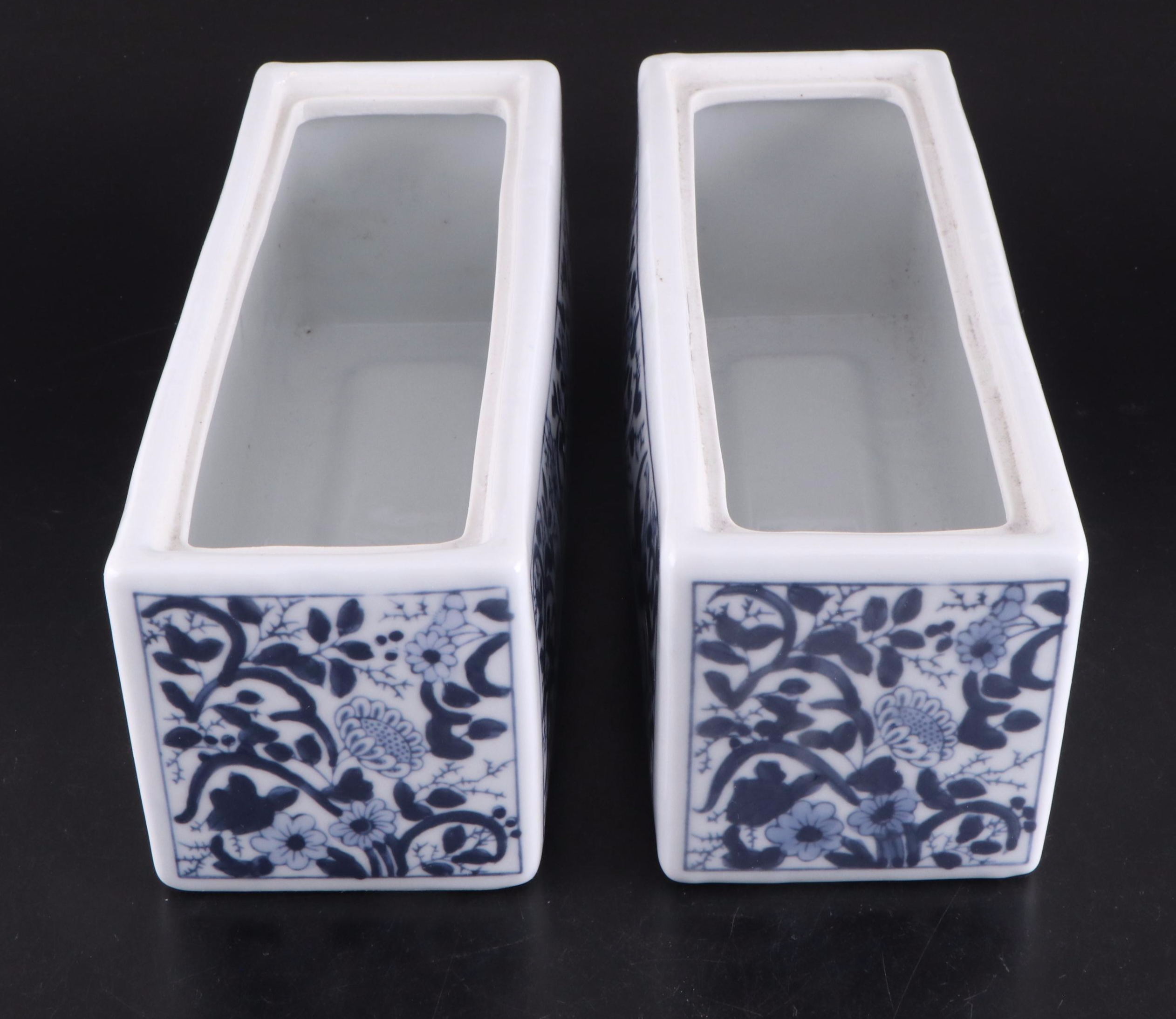 Rijksmuseum Delft Blue Flower Holders, Beehive Candlestick