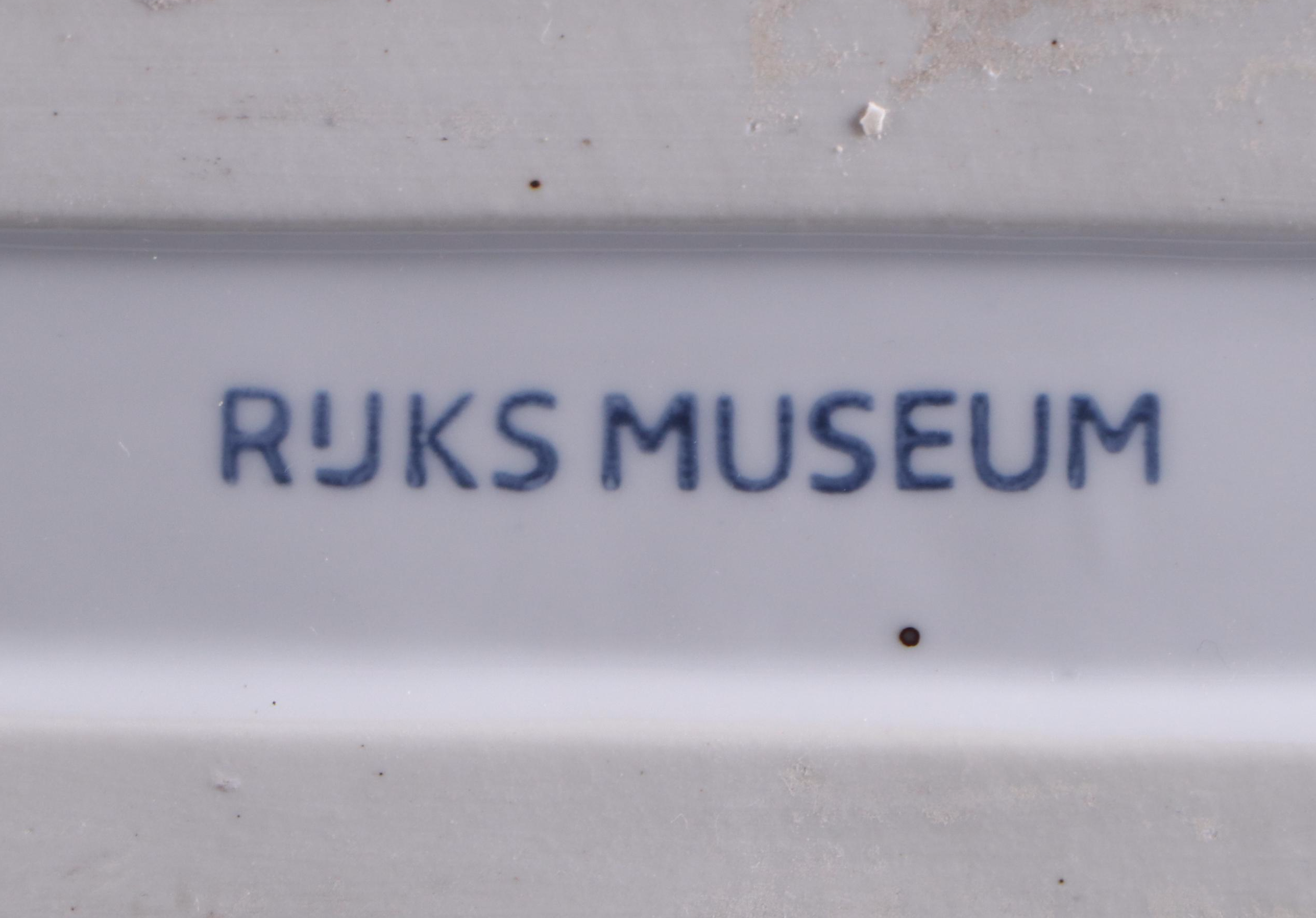 Rijksmuseum Delft Blue Flower Holders, Beehive Candlestick