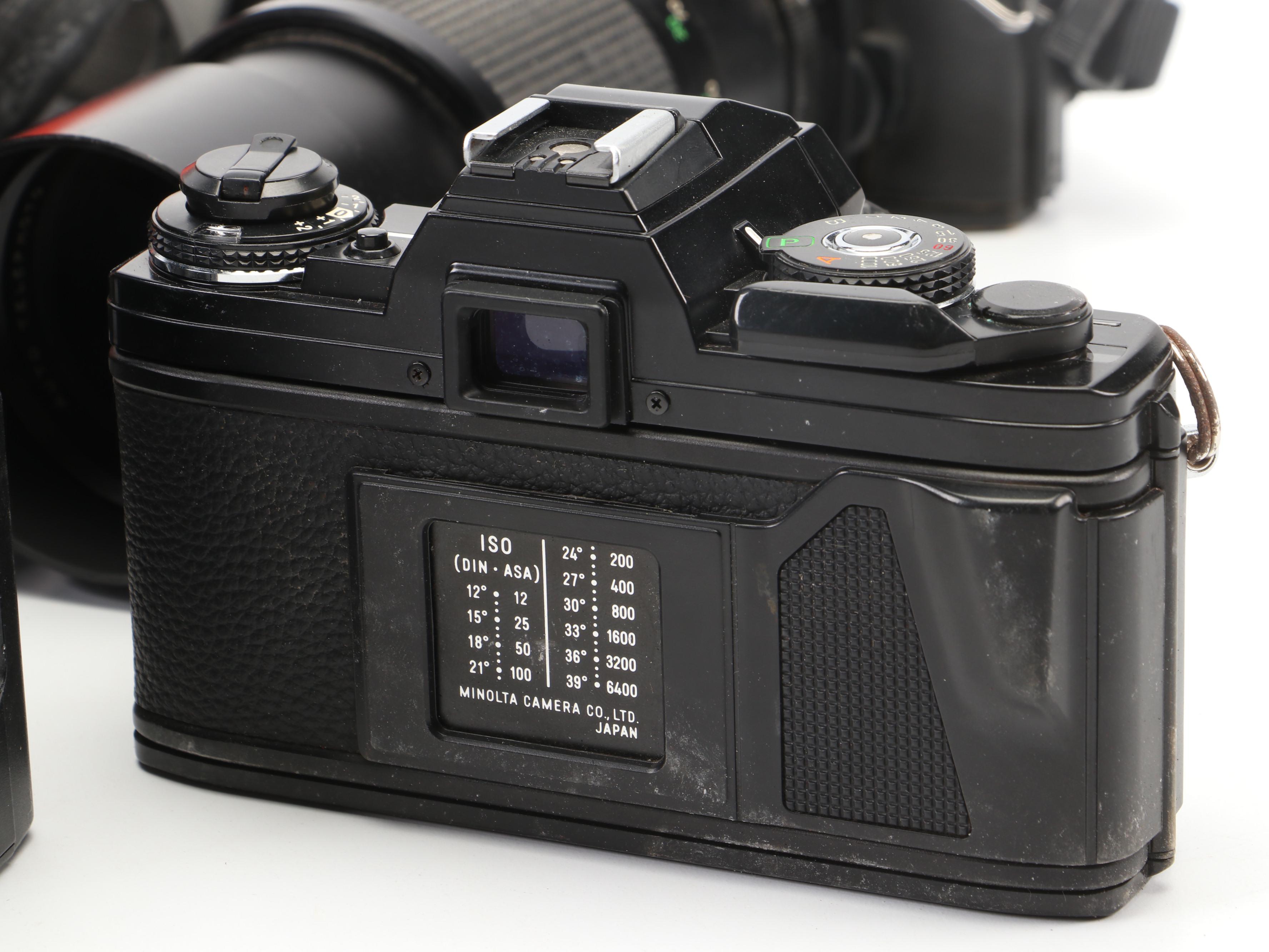 Canon, Minolta, Konica Film and Digital Cameras With Nikonos Underwater Camera