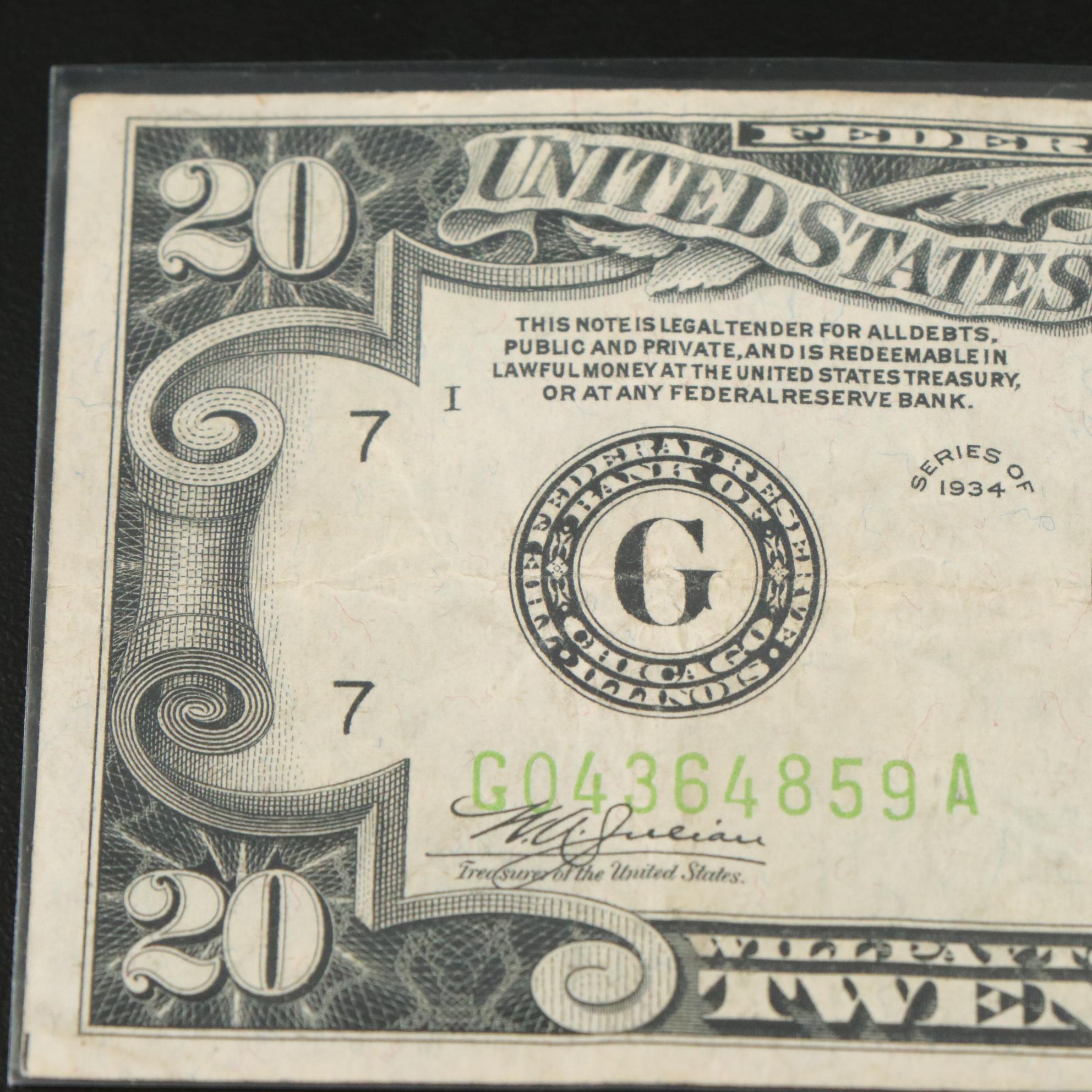 Collection of Three Small Size U.S Currency Notes