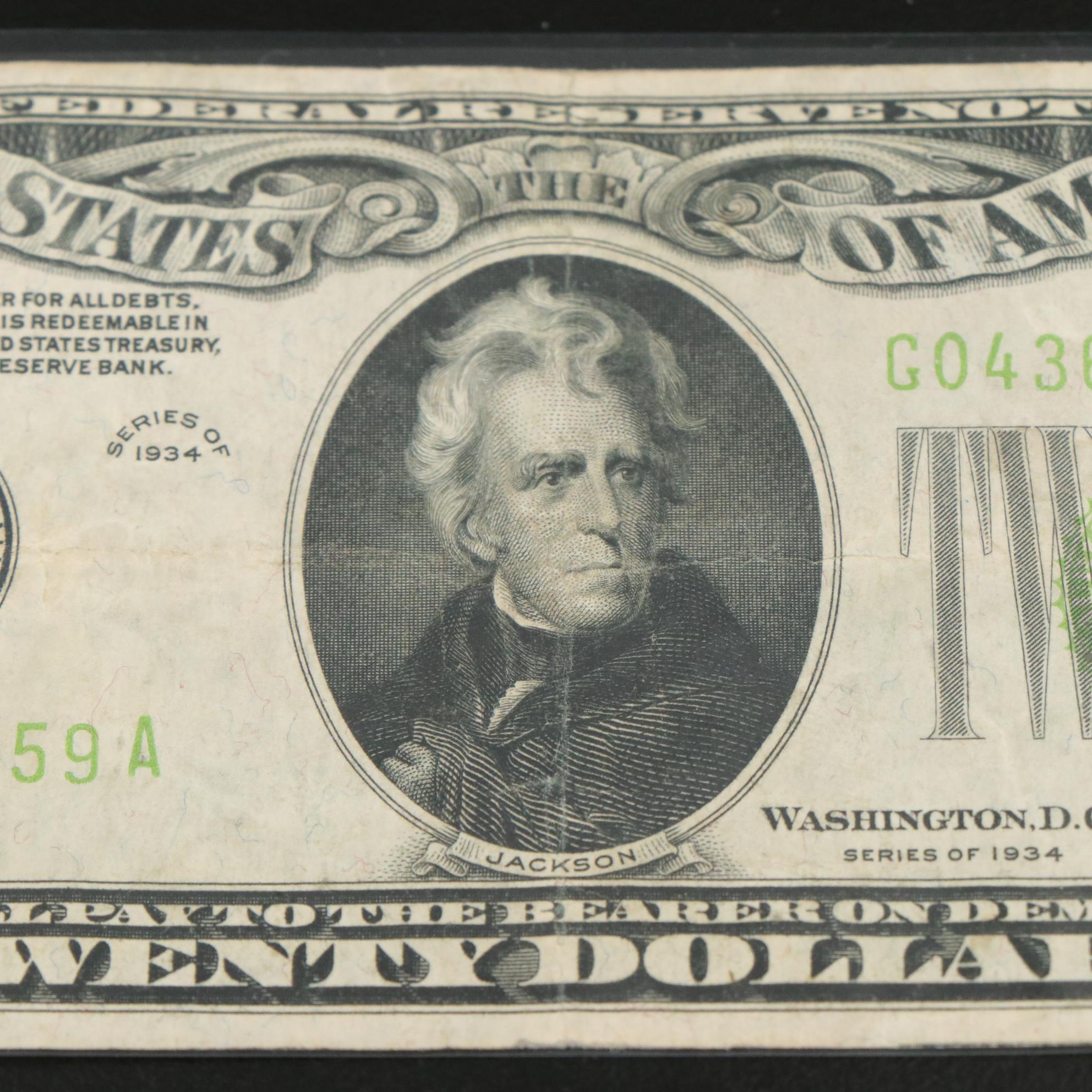 Collection of Three Small Size U.S Currency Notes