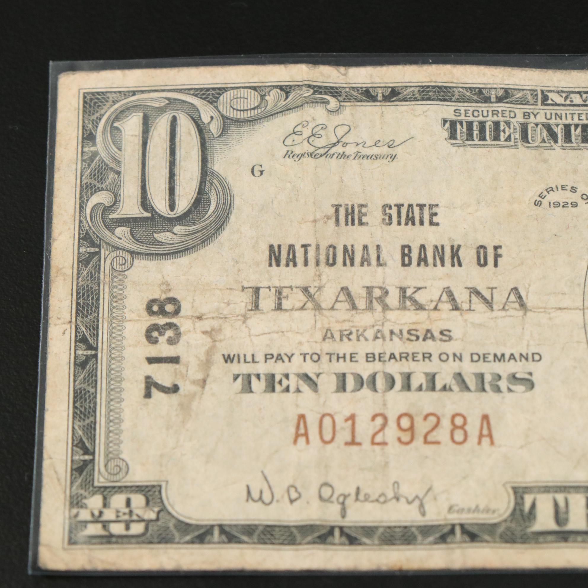 Collection of Three Small Size U.S Currency Notes