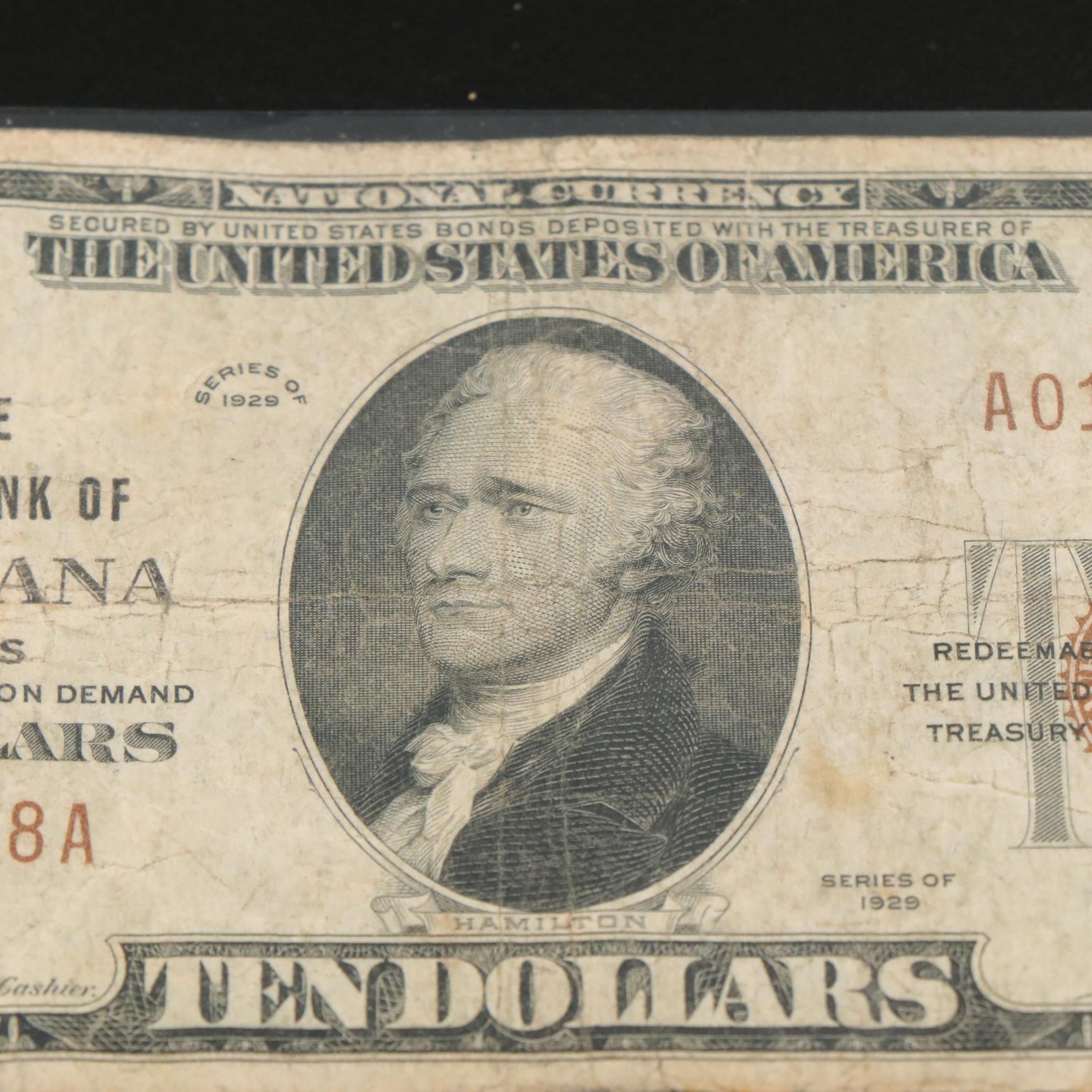 Collection of Three Small Size U.S Currency Notes