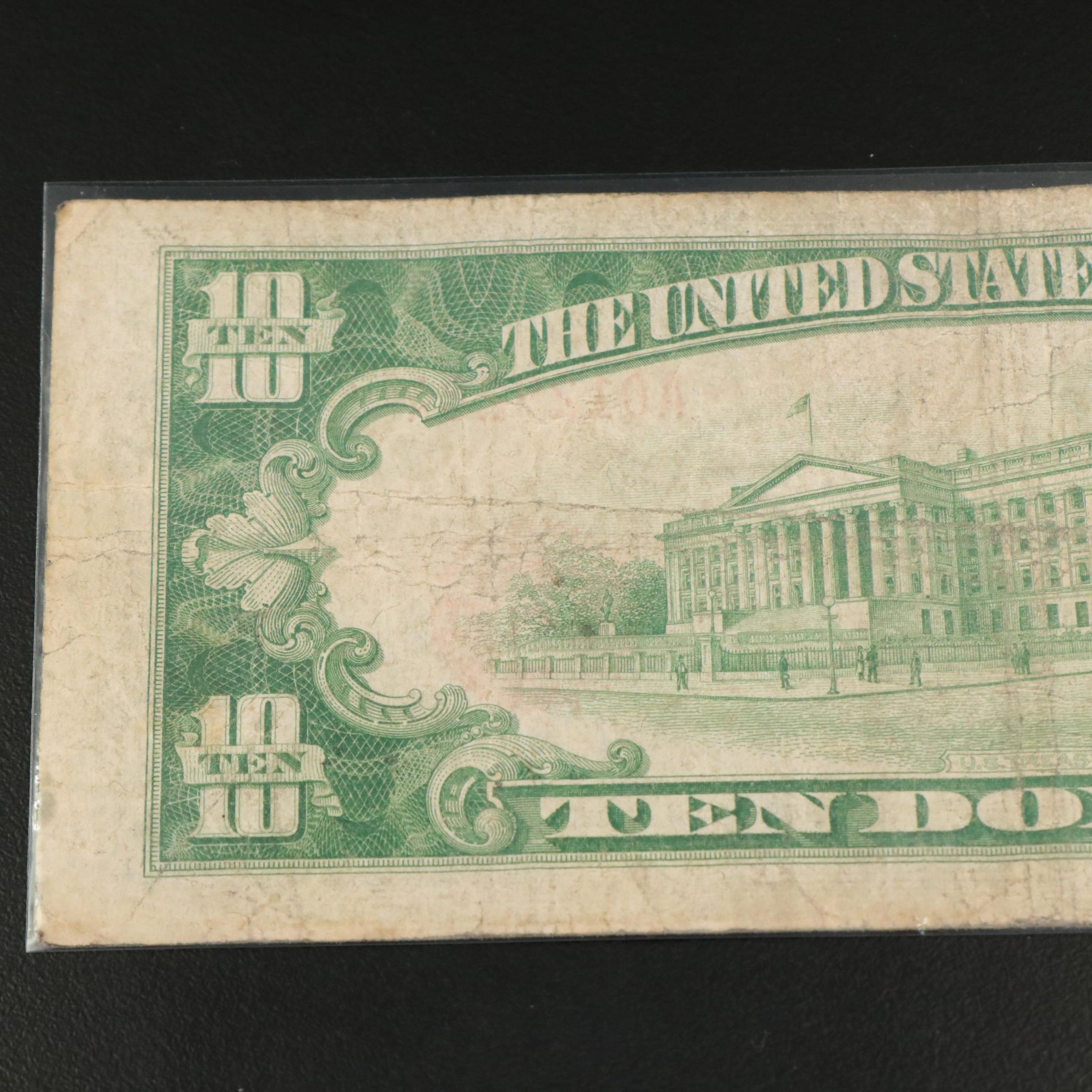 Collection of Three Small Size U.S Currency Notes