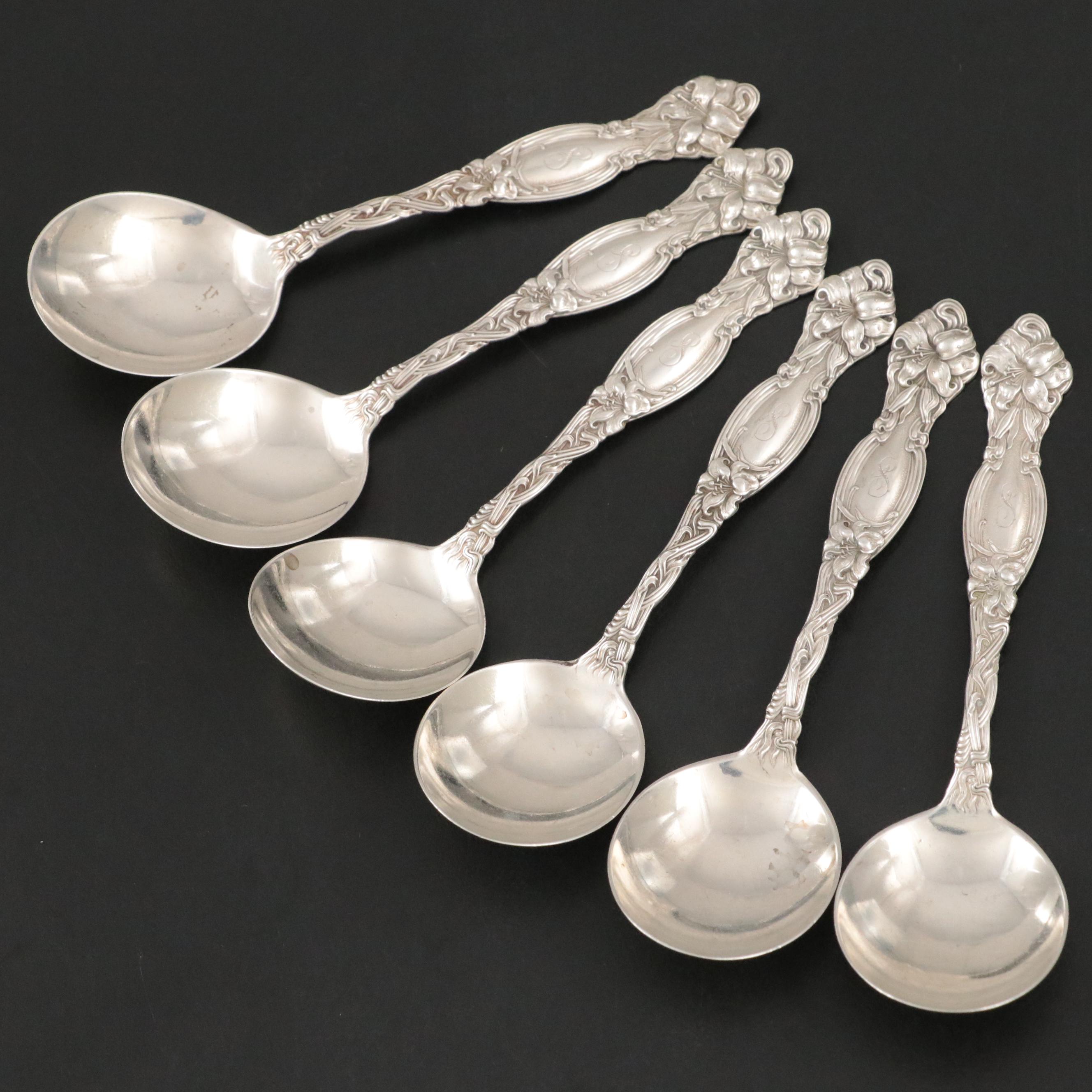 International Silver Co. "Frontenac" Sterling Silver Bouillon Spoons