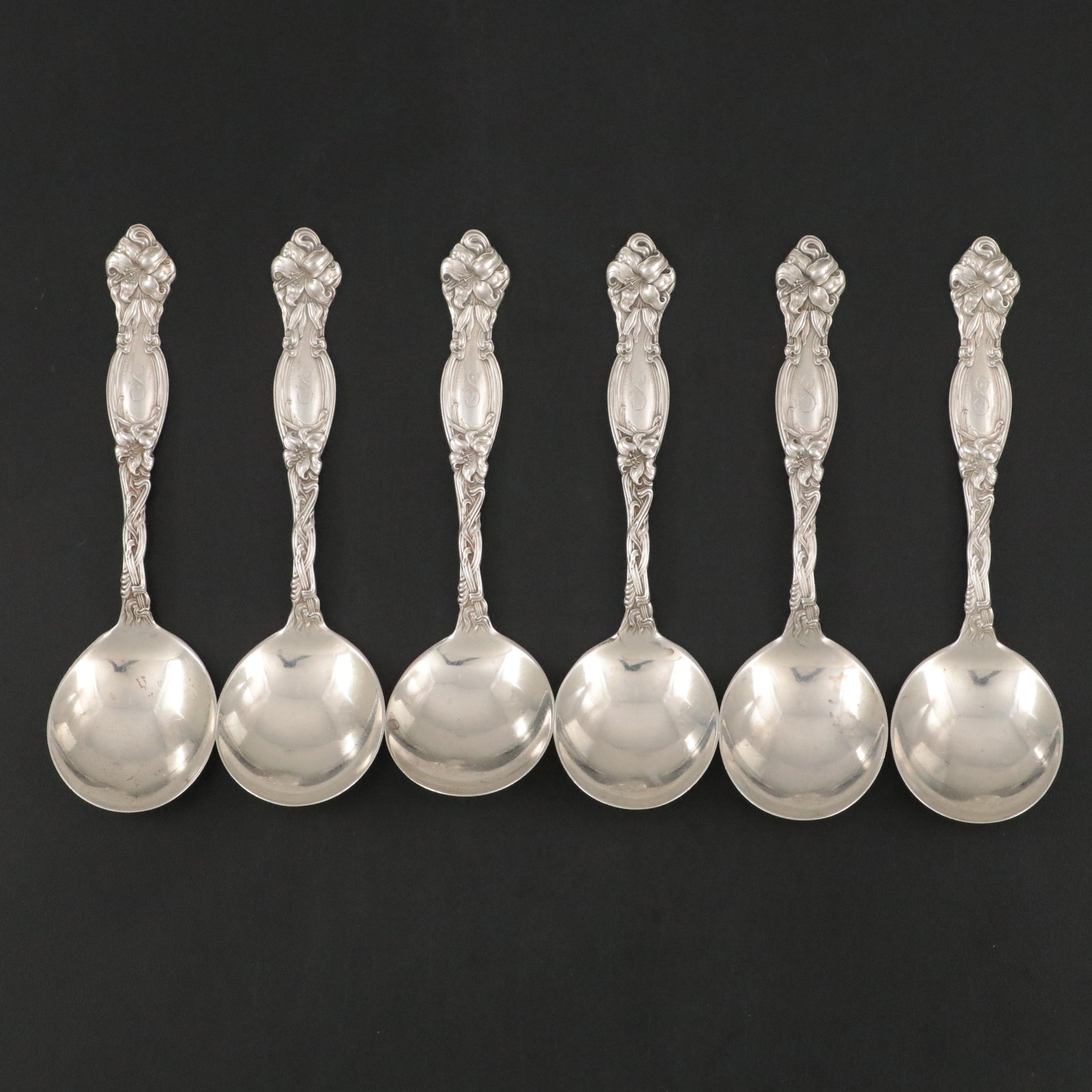 International Silver Co. "Frontenac" Sterling Silver Bouillon Spoons
