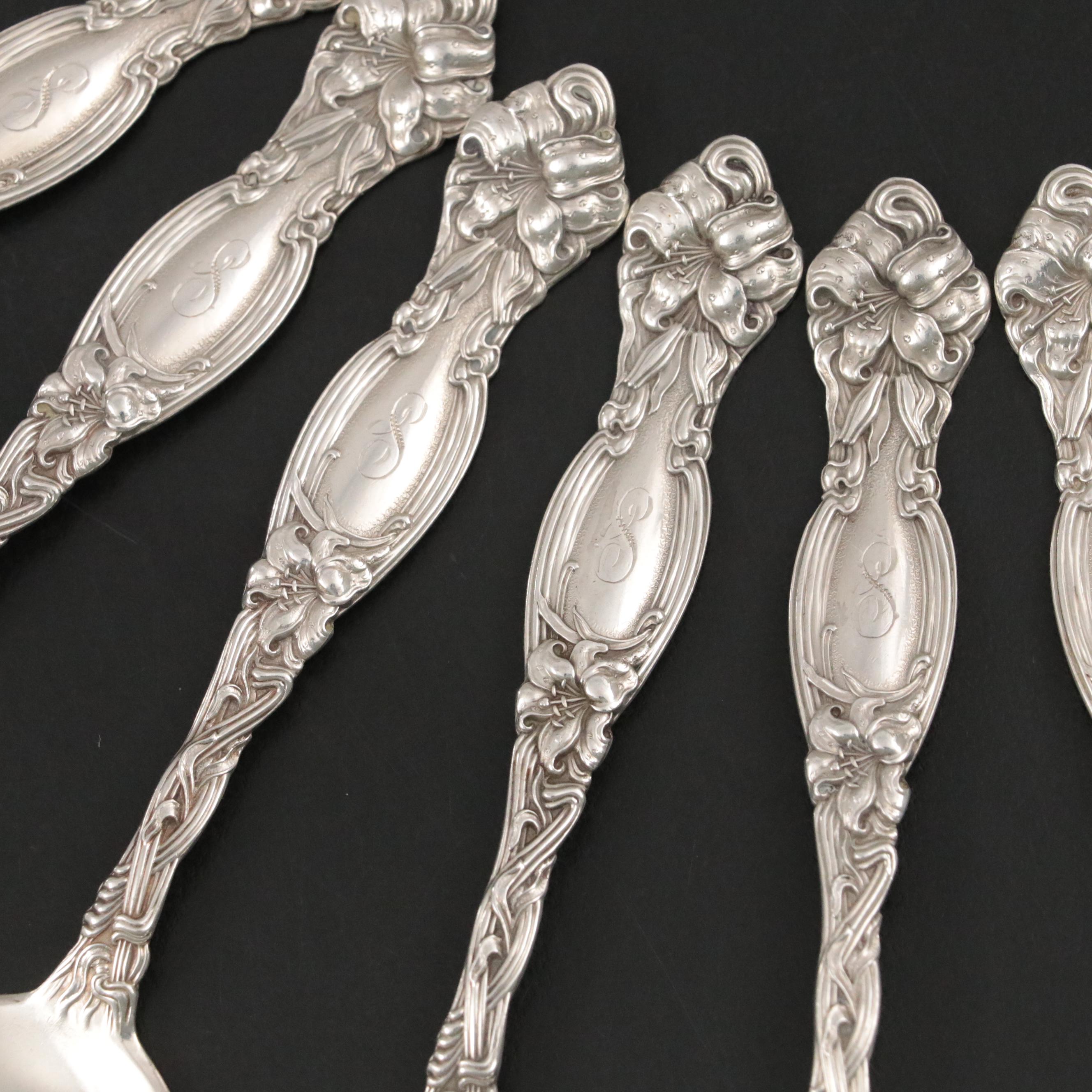 International Silver Co. "Frontenac" Sterling Silver Bouillon Spoons