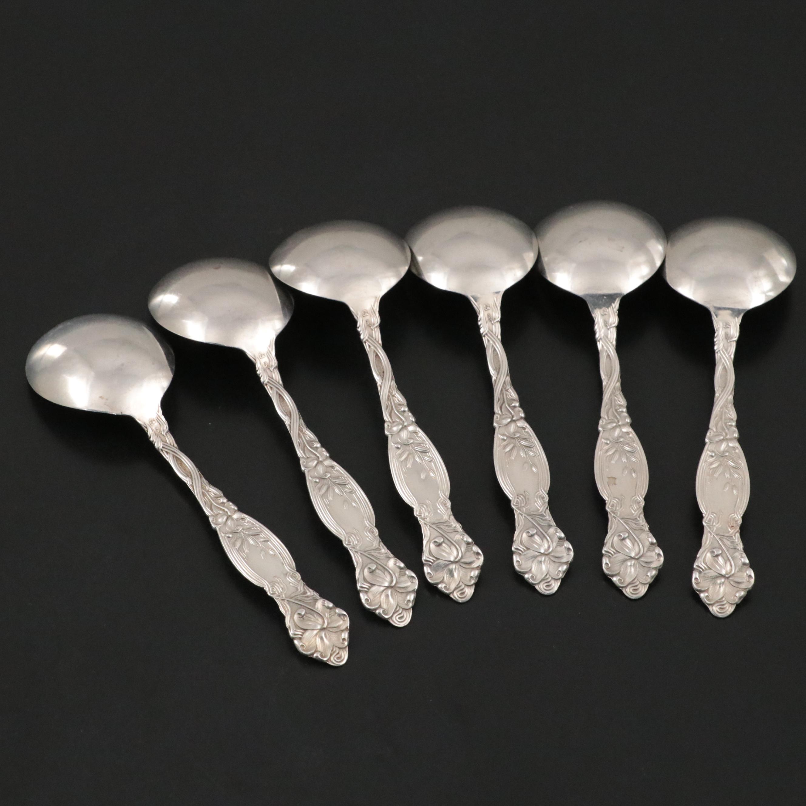 International Silver Co. "Frontenac" Sterling Silver Bouillon Spoons