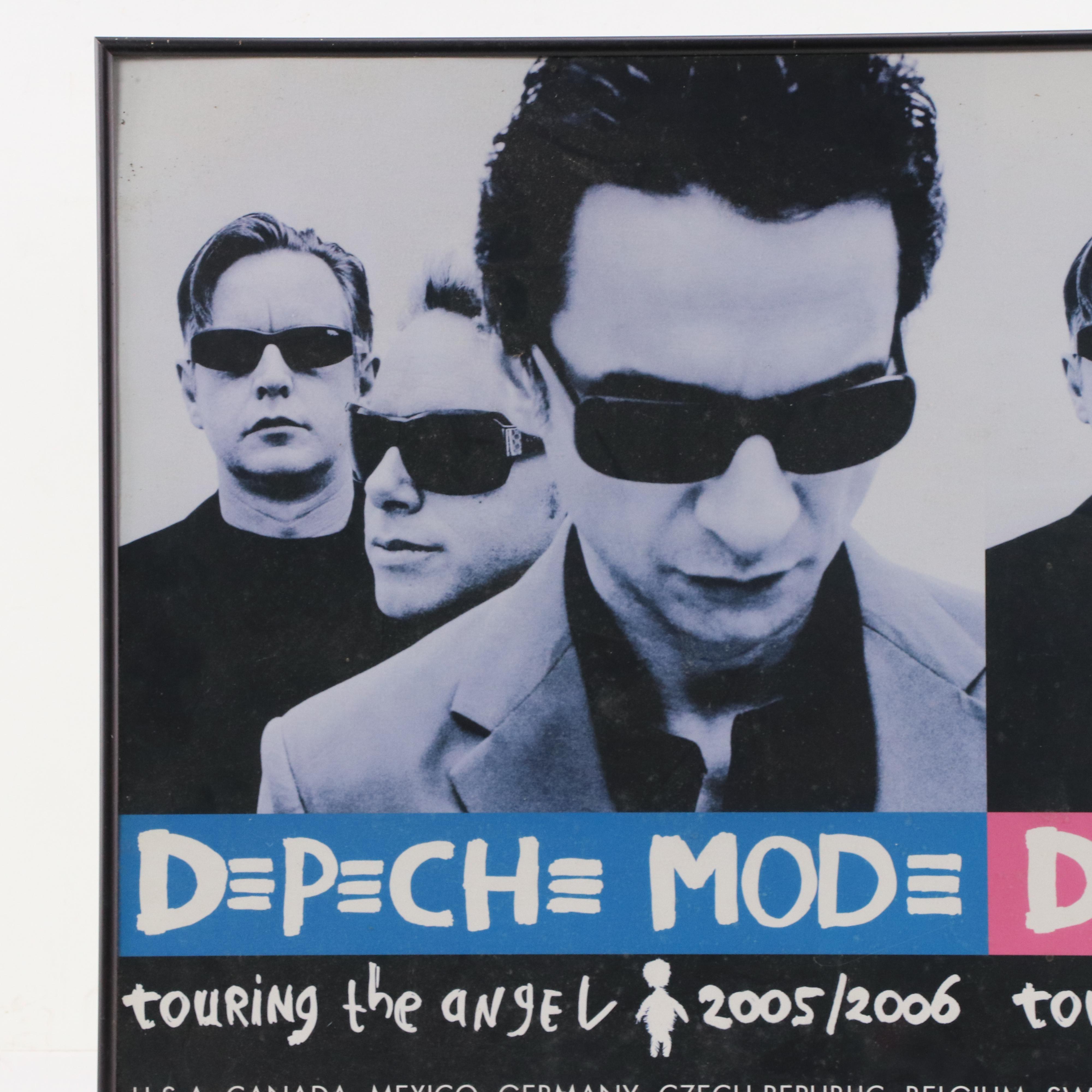 Depeche Mode "Touring the Angel" Offset Lithograph Concert Tour Poster, 2005–06