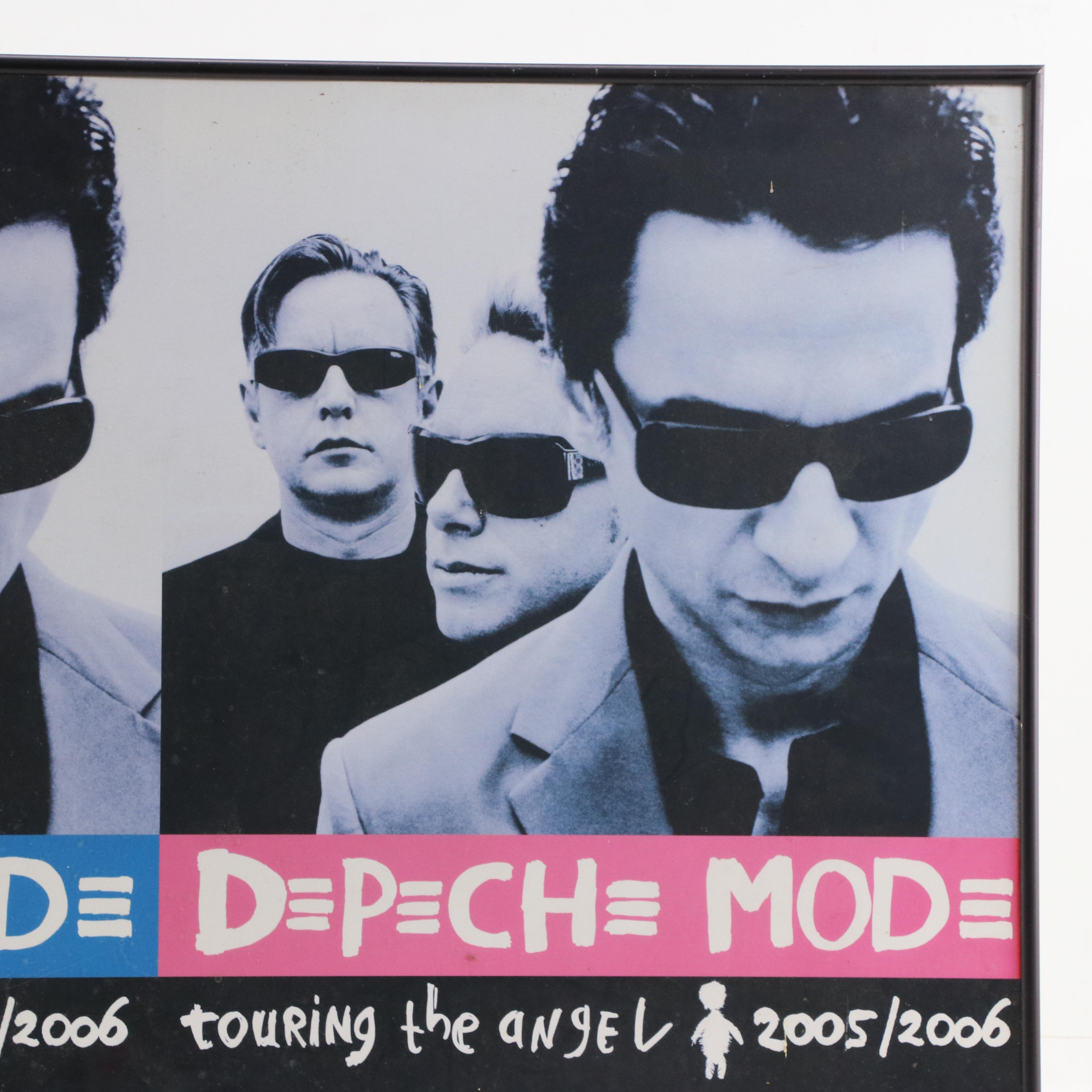 Depeche Mode "Touring the Angel" Offset Lithograph Concert Tour Poster, 2005–06