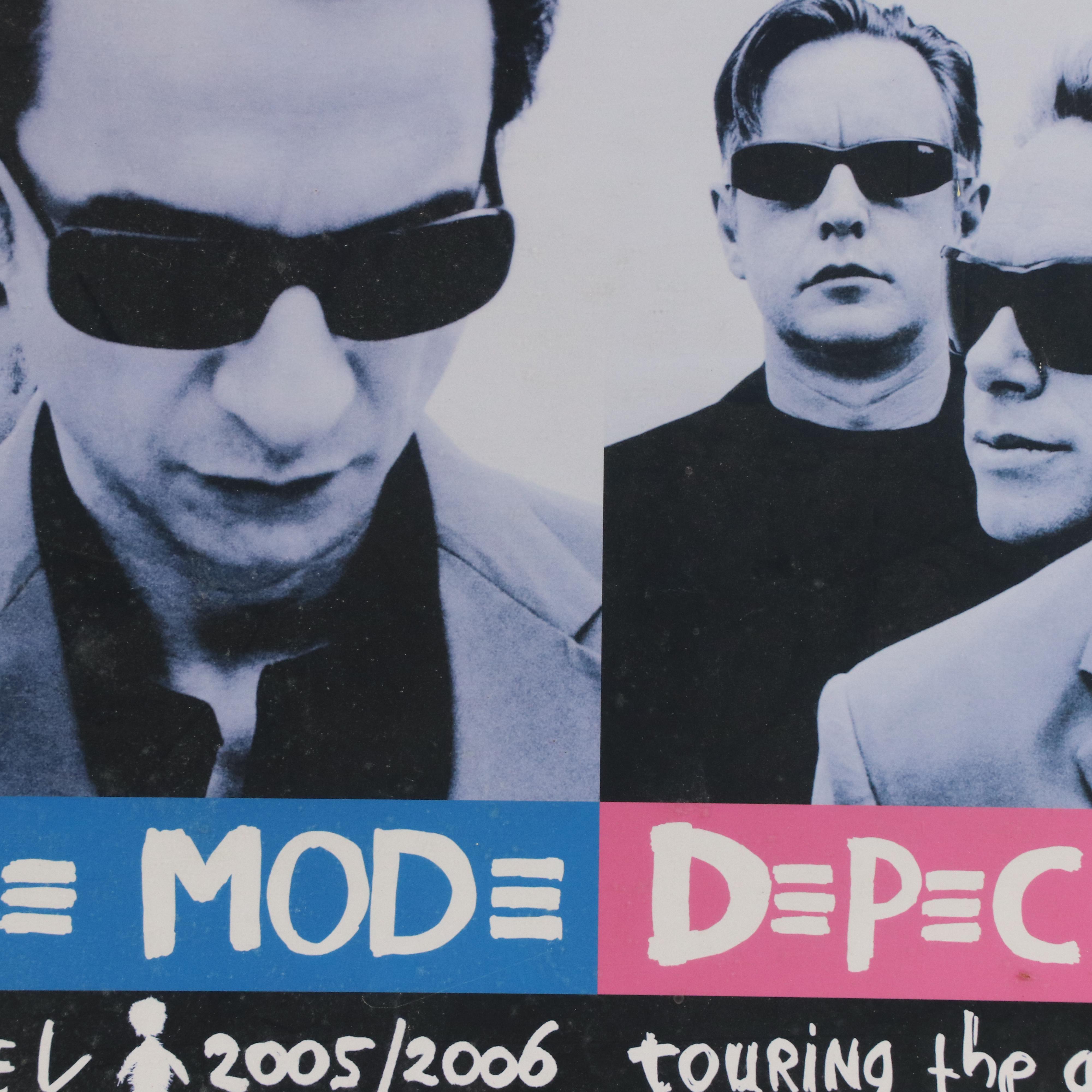 Depeche Mode "Touring the Angel" Offset Lithograph Concert Tour Poster, 2005–06