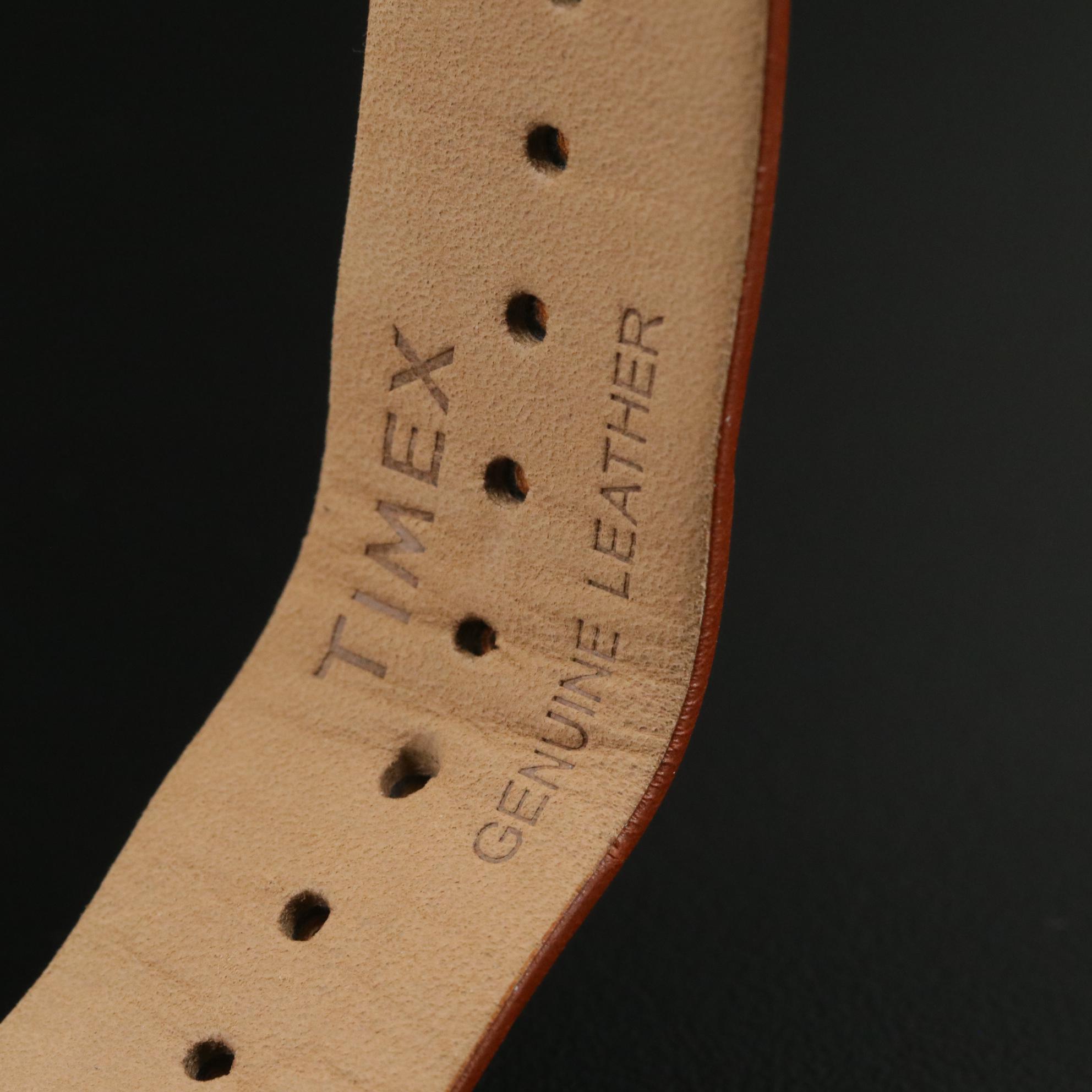 Timex Fairfield Supernova Chronograph Quartz Watch with Leather Strap