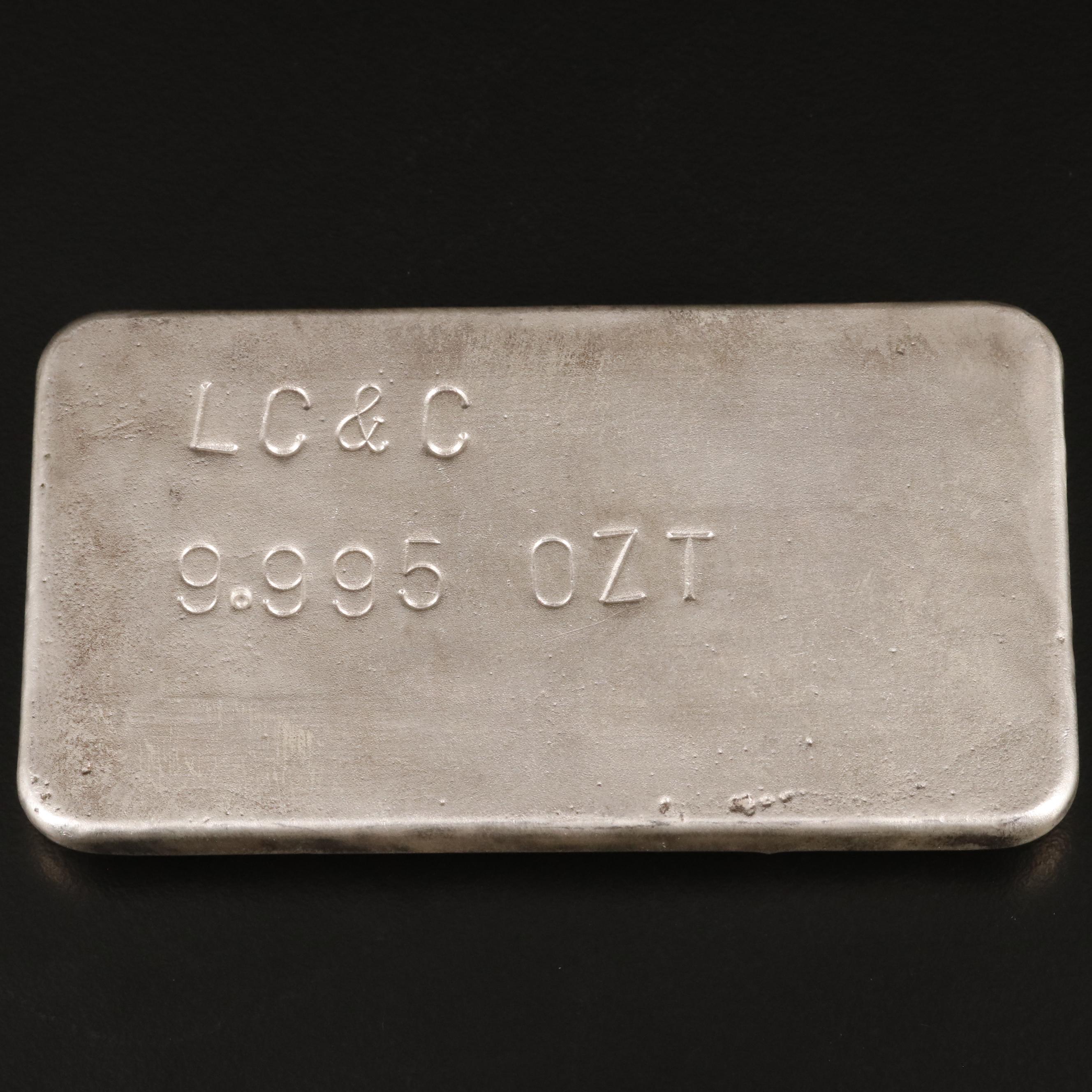 9.990 oz. silver Bar by LC&C