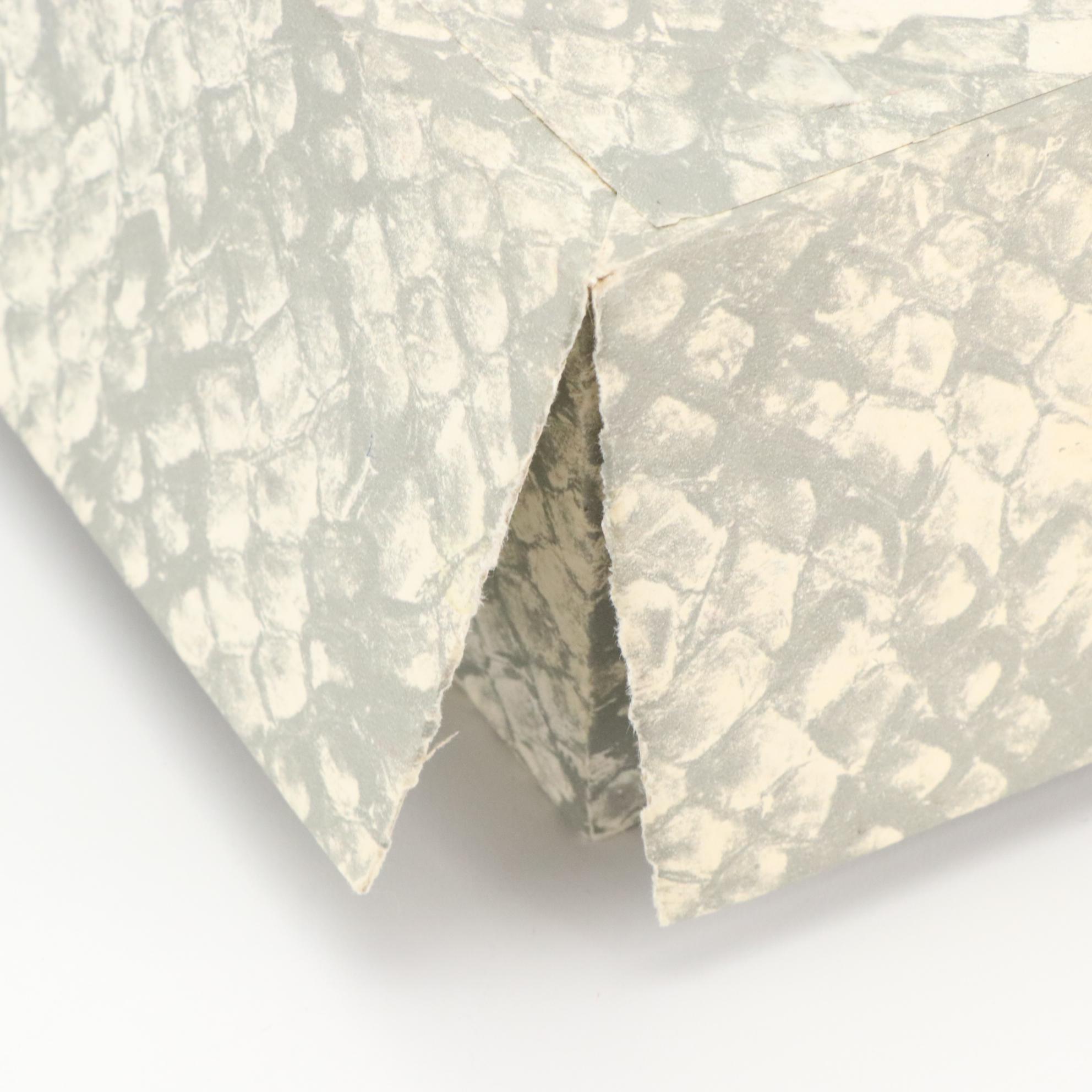 Judith Leiber for Saks Fifth Avenue Brushed Gold Tone Rhinestone Minaudière, Box