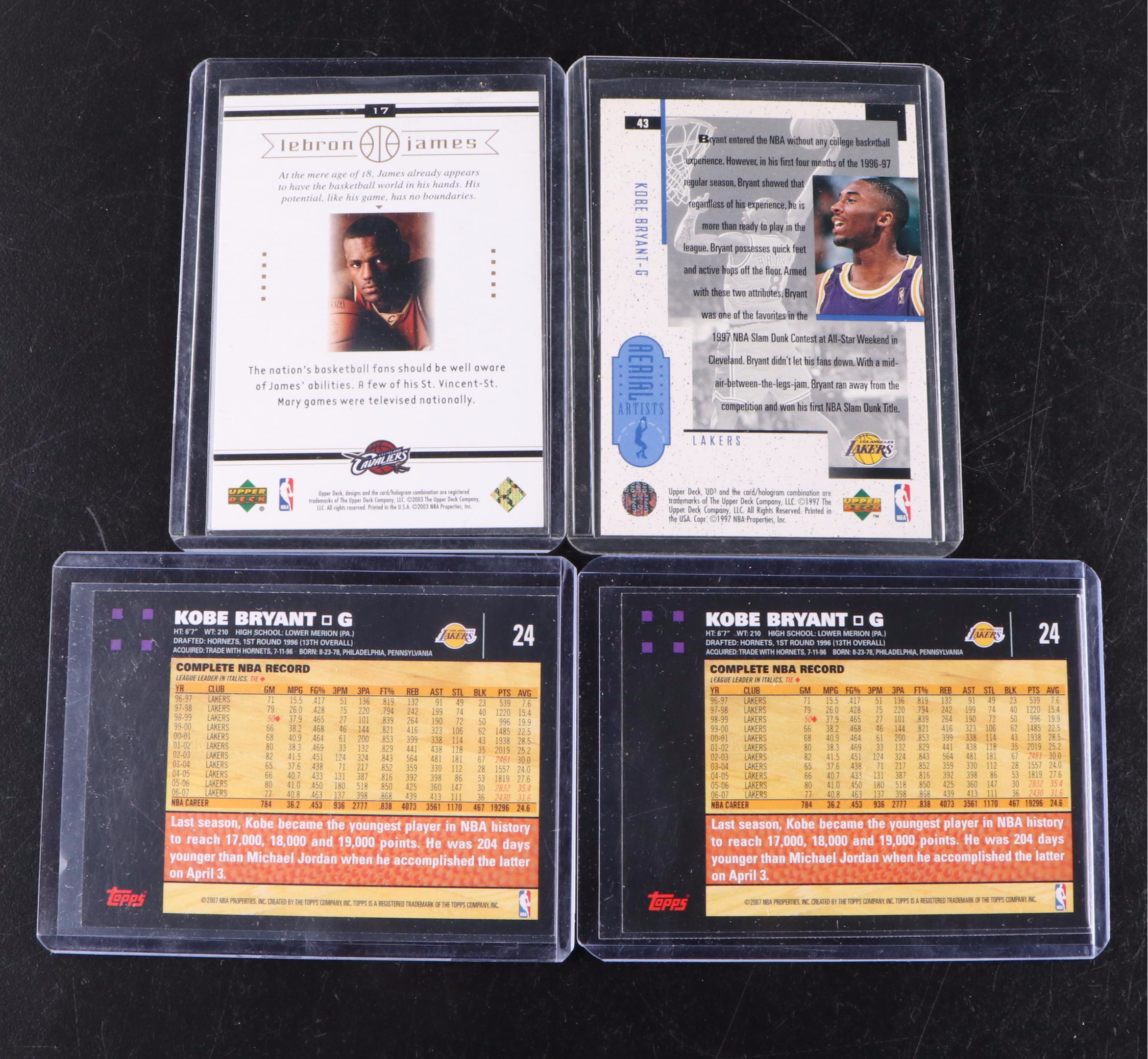 Prizm with Other Basketball Cards Featuring Kobe Bryant Rookie and More