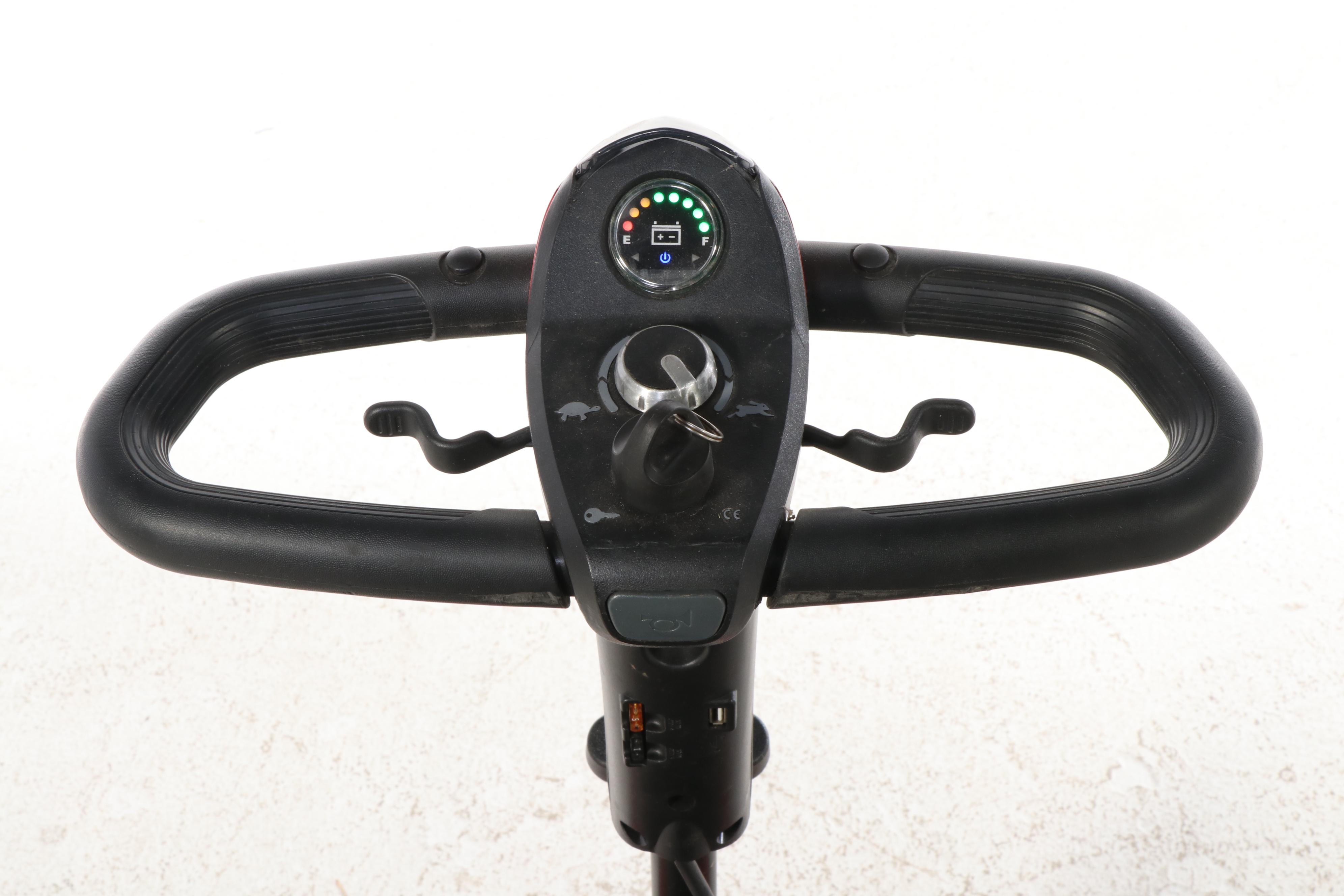 Pride Mobility Products "Jazzy Zero Turn" Four-Wheel Travel Scooter