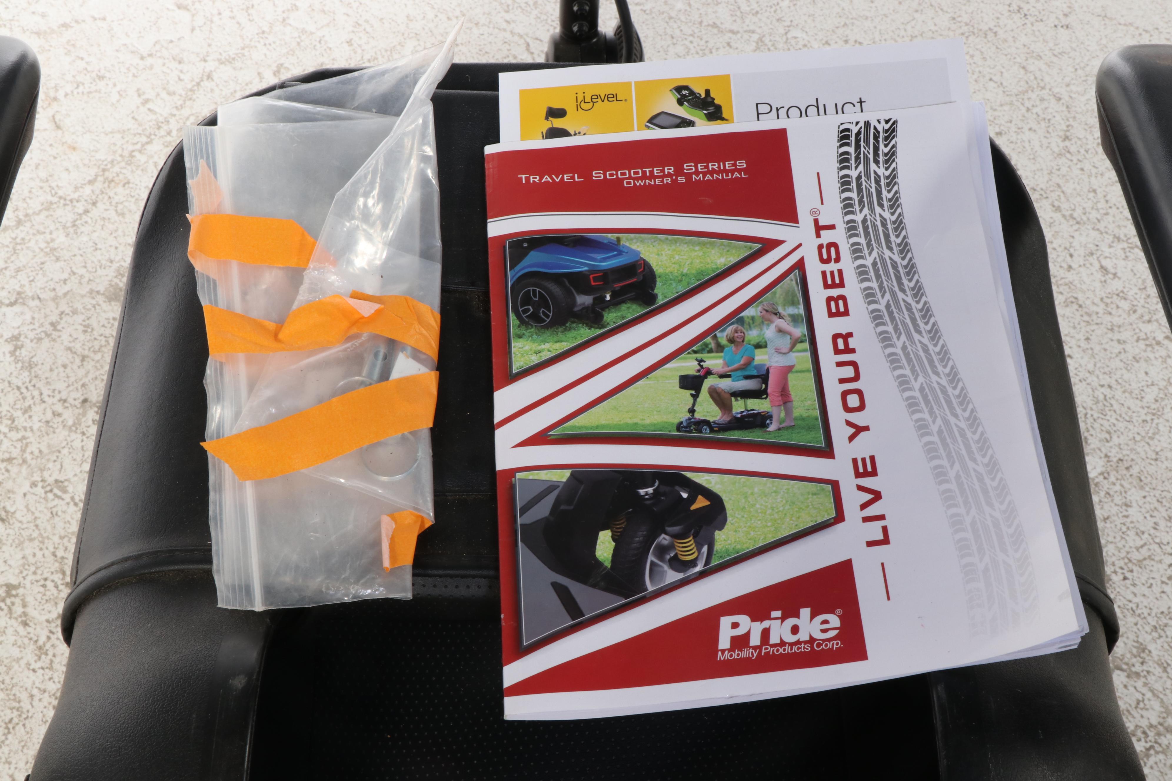 Pride Mobility Products "Jazzy Zero Turn" Four-Wheel Travel Scooter