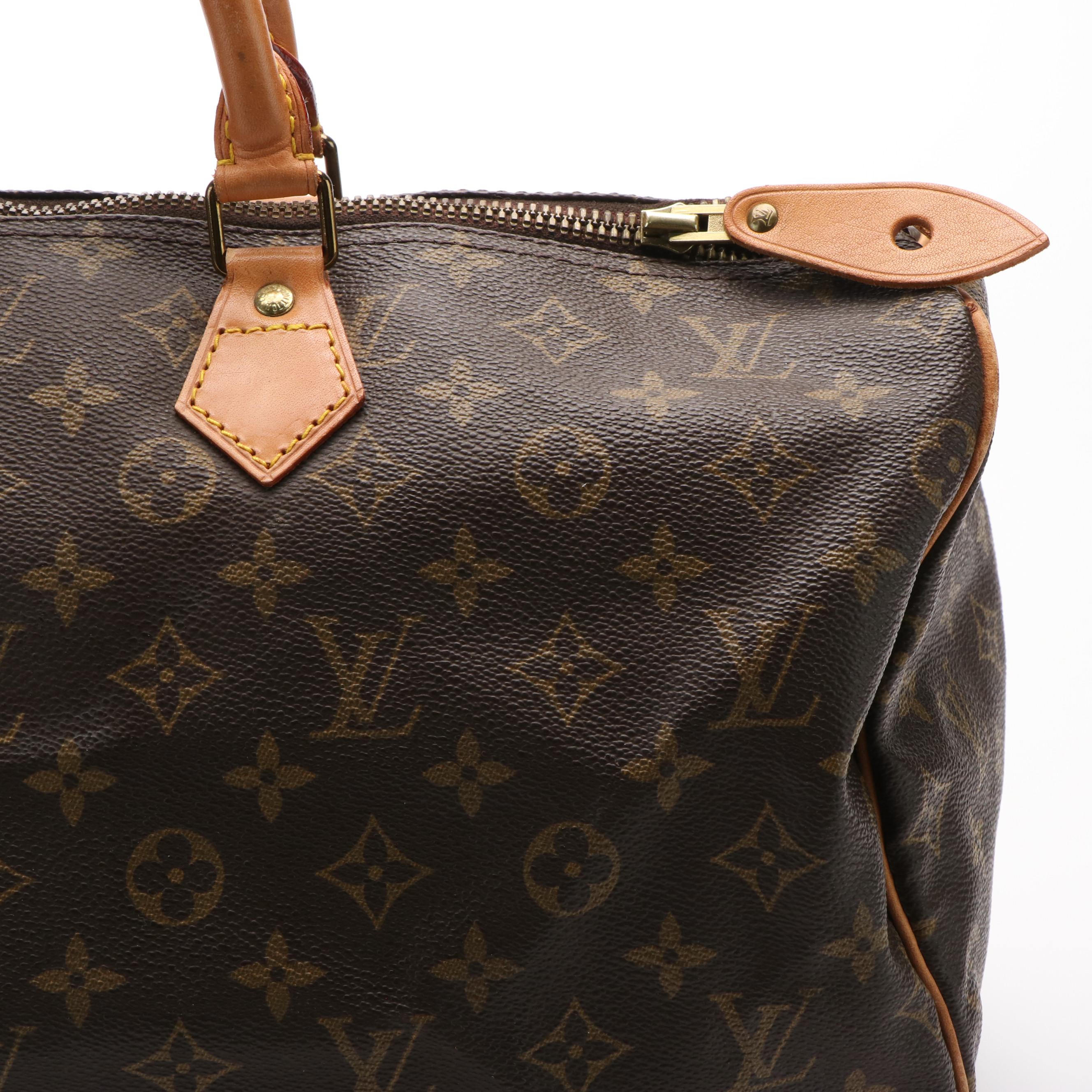 Louis Vuitton Speedy 40 Monogram Canvas Handbag
