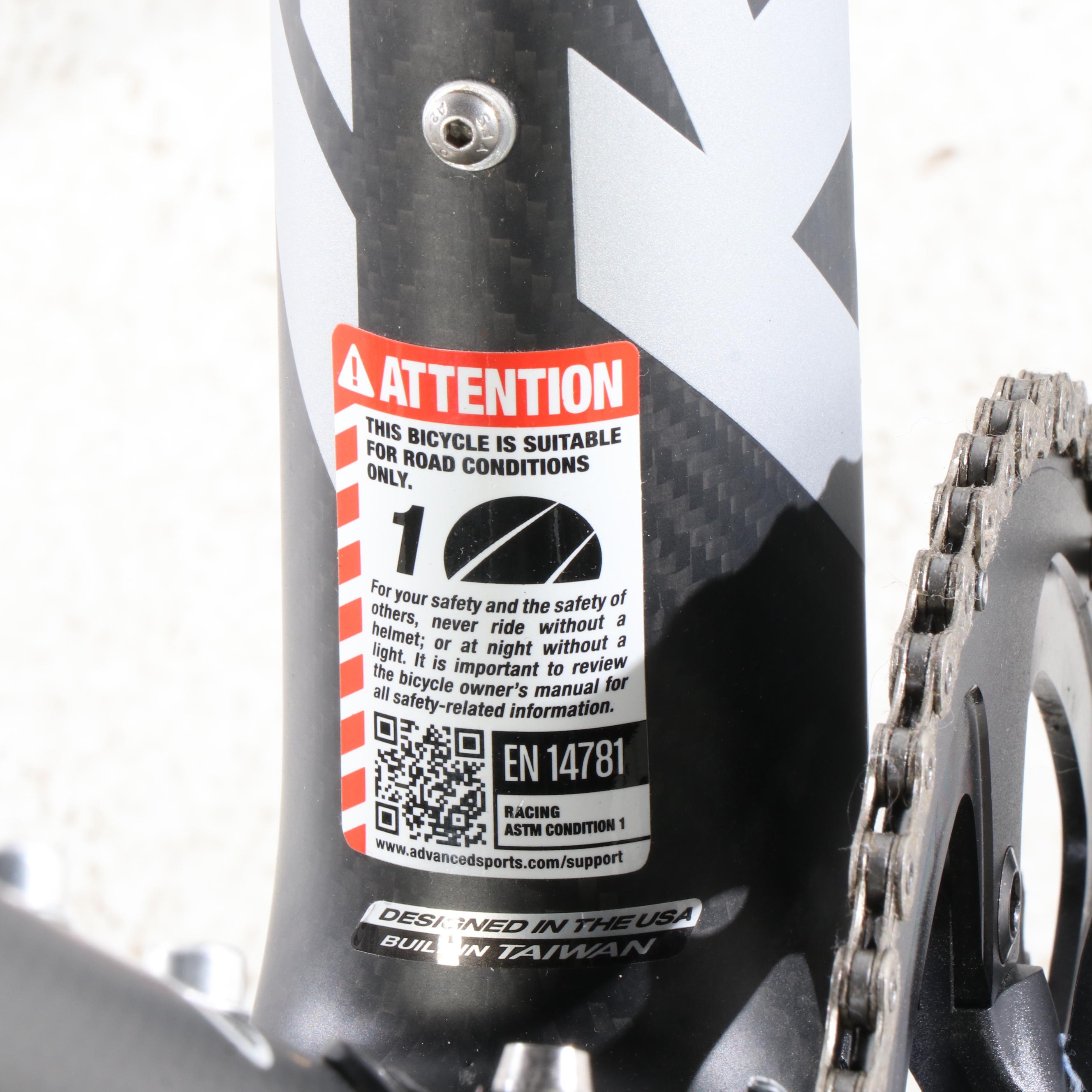 Kestrel Super Light 57cm Carbon Fiber "Legend" Road Bicycle