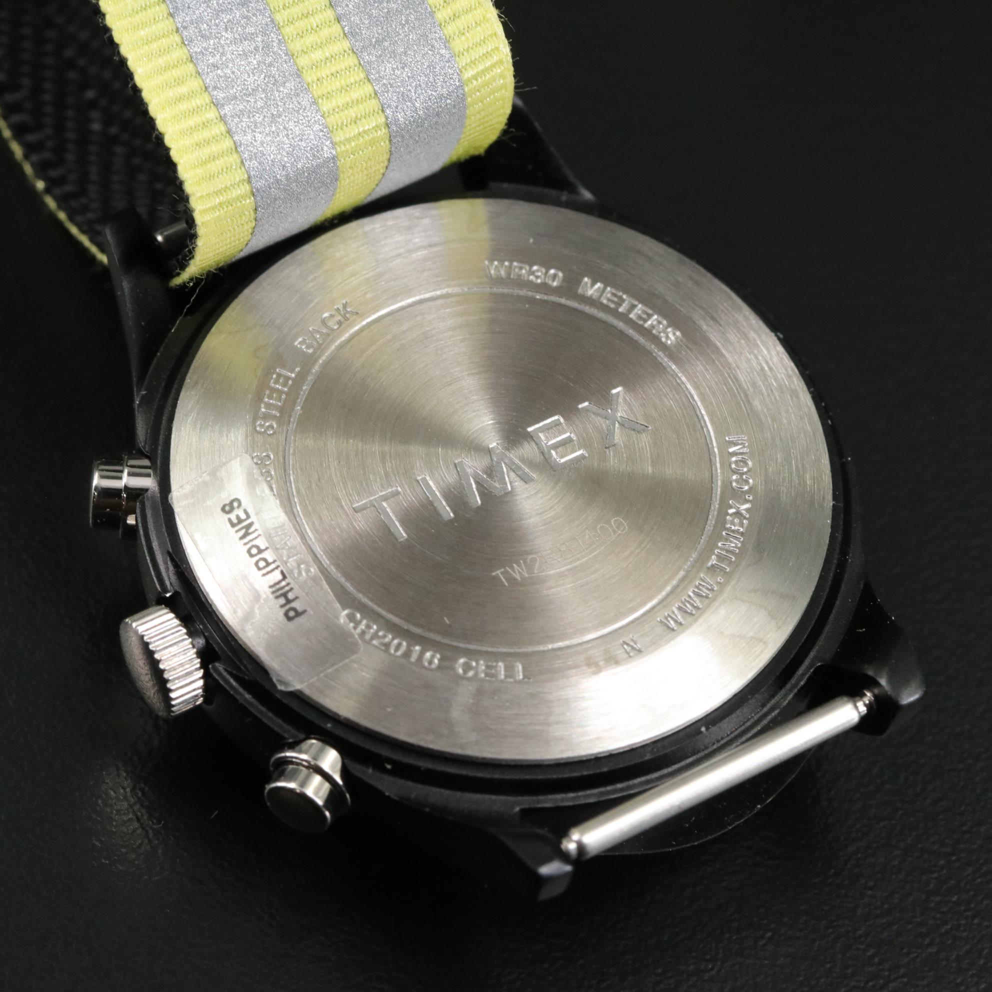 Timex MK1 Aluminum Chronograph with Reversible Fabric Strap