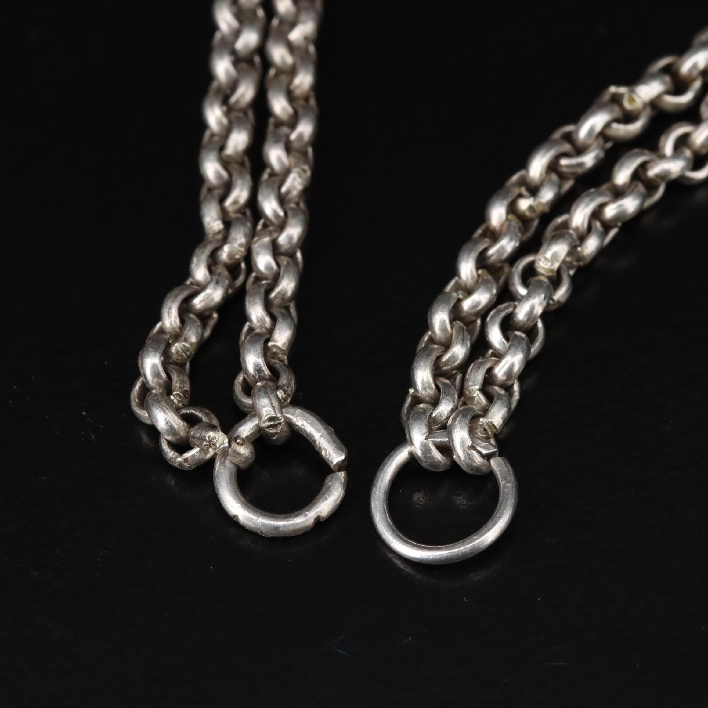 Tibetan Coral and Turquoise Bib Necklace with Sterling