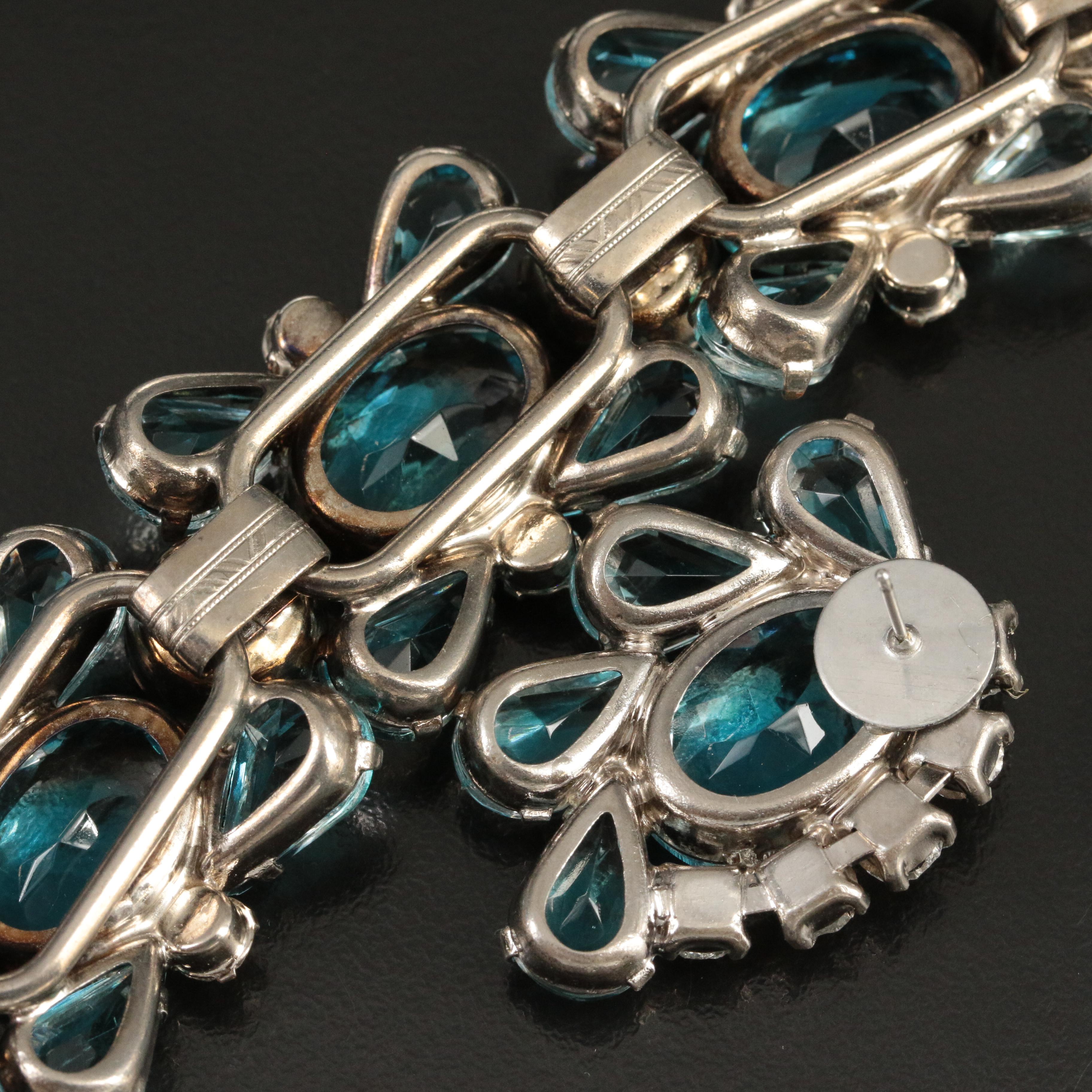 Juliana Rhinestone Bracelet and Earring Set