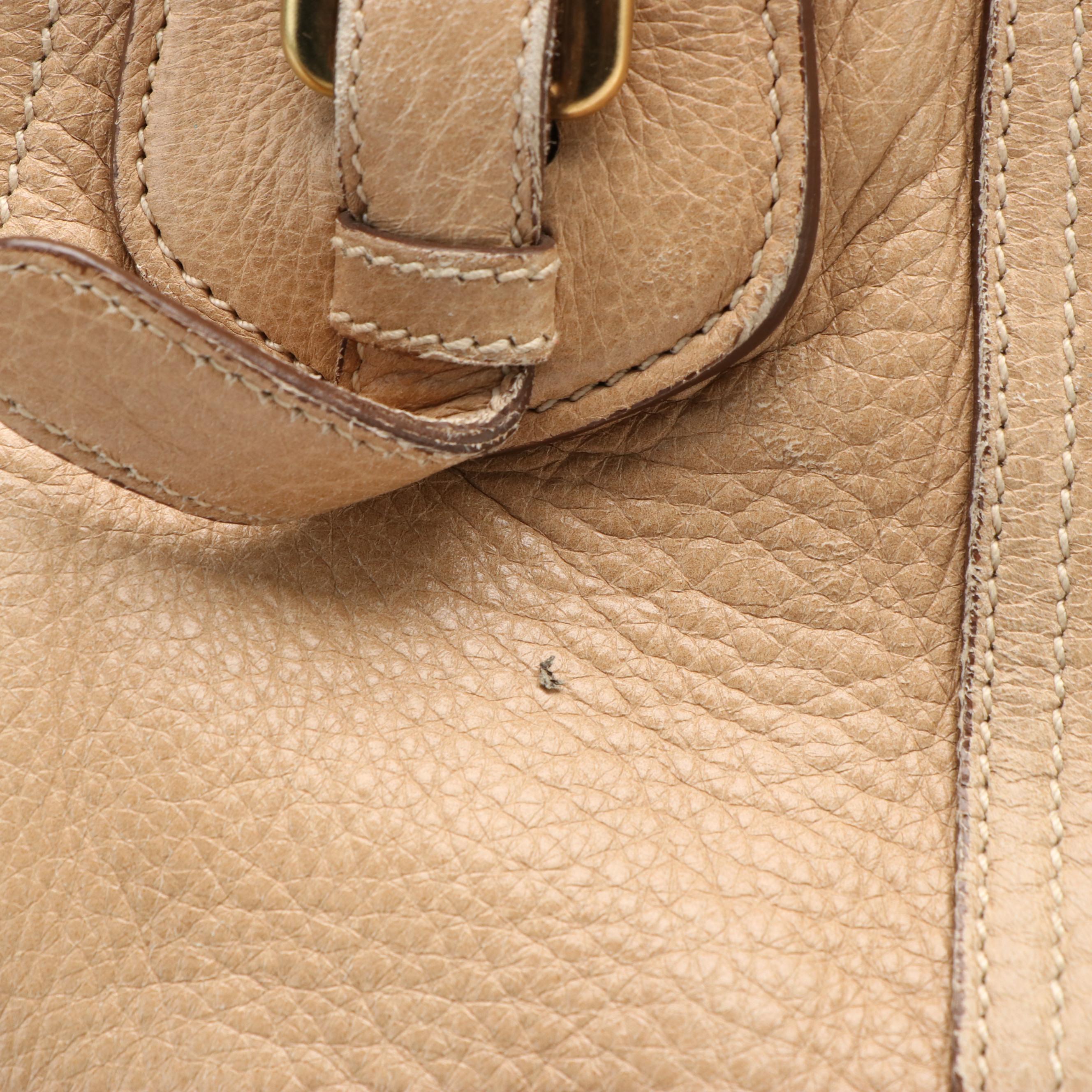 Prada Shoulder Bag in Cervo Antik Deerskin Leather