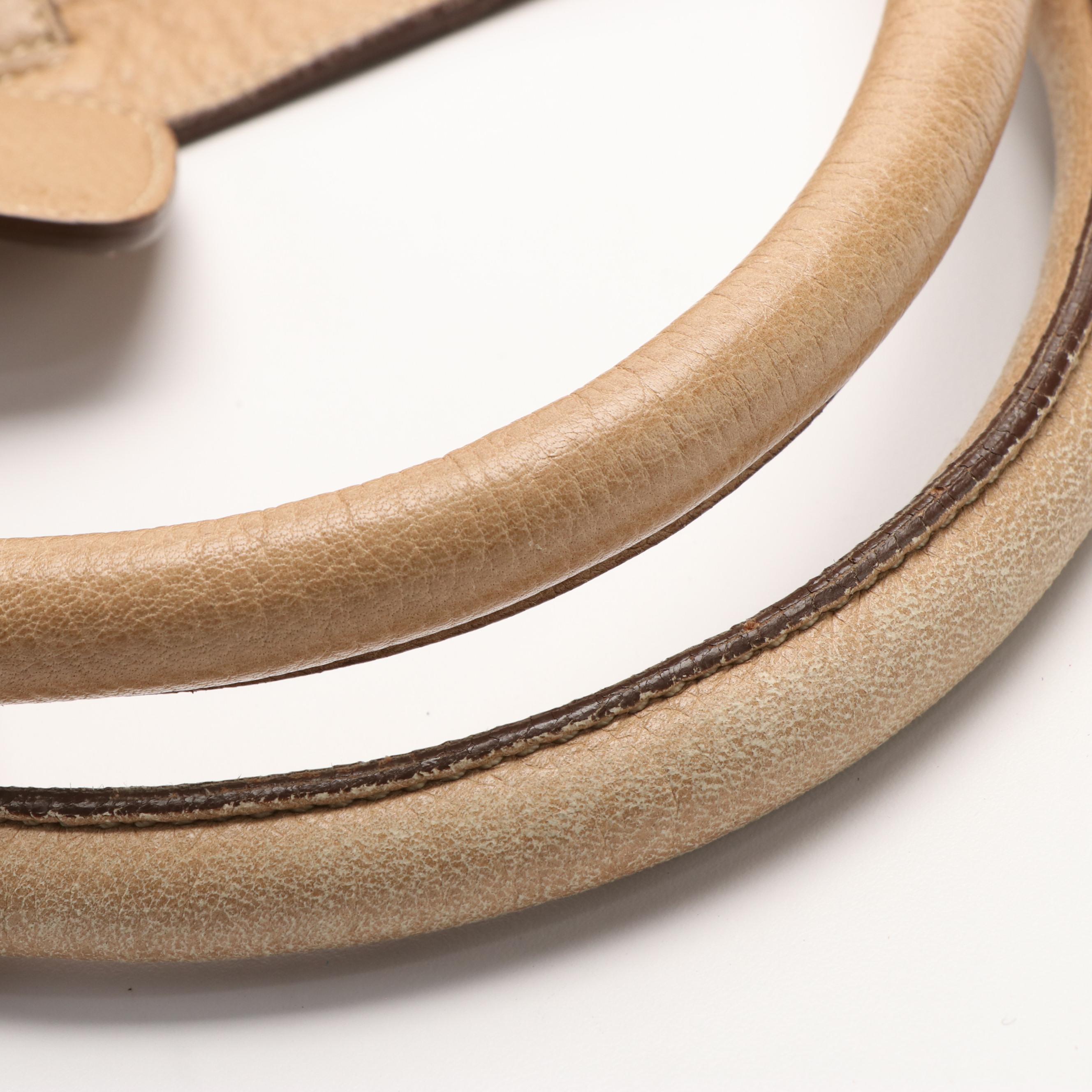 Prada Shoulder Bag in Cervo Antik Deerskin Leather