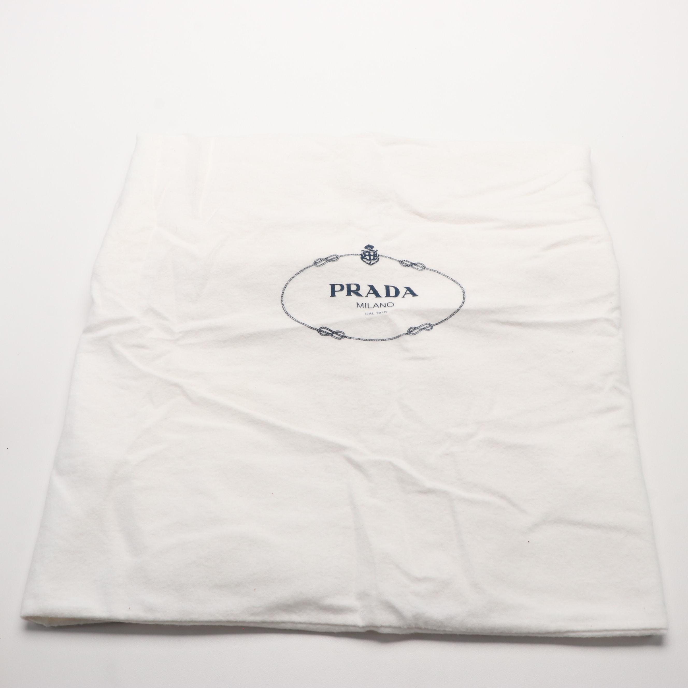 Prada Shoulder Bag in Cervo Antik Deerskin Leather