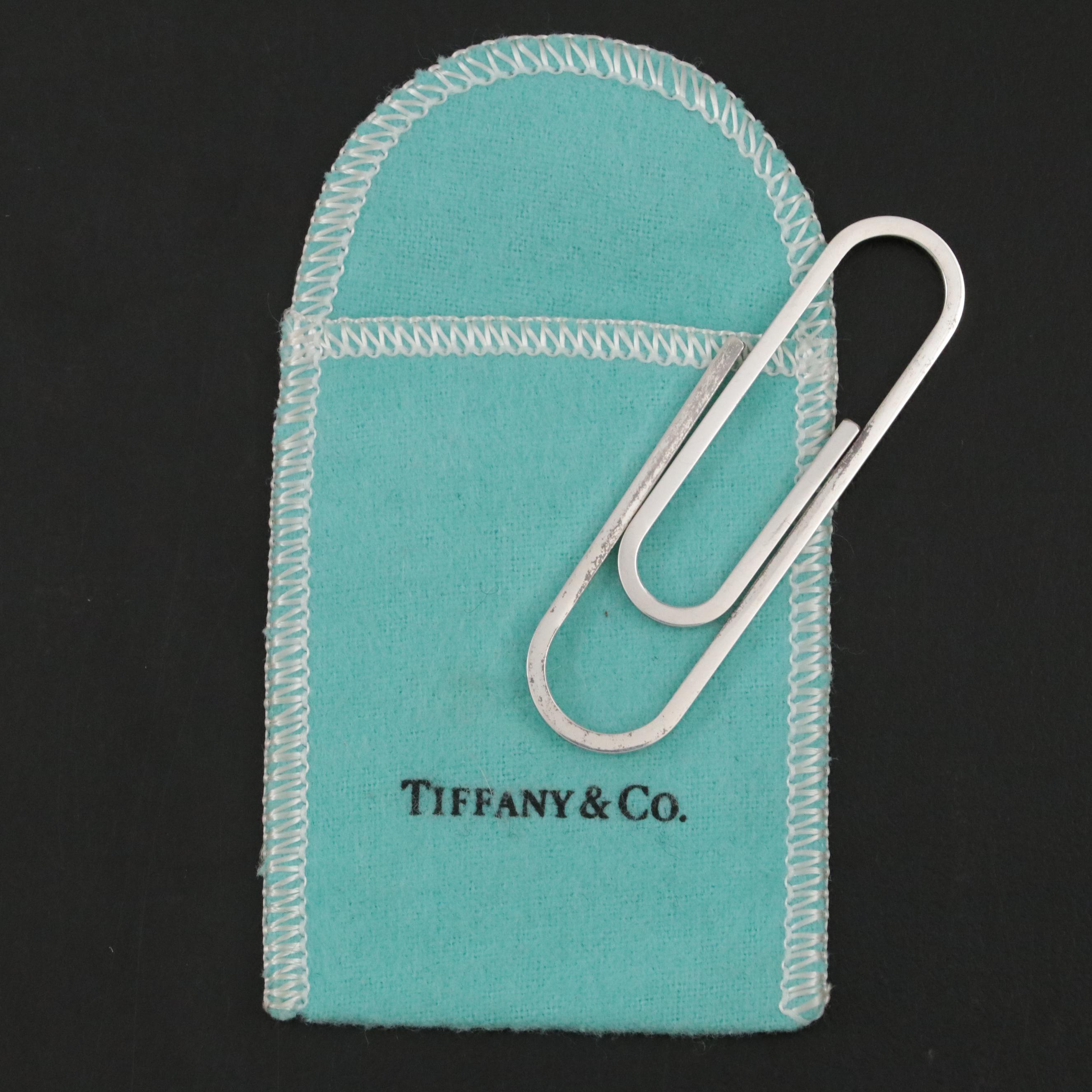 Tiffany & Co. Sterling Silver Paperclip Bookmark EBTH