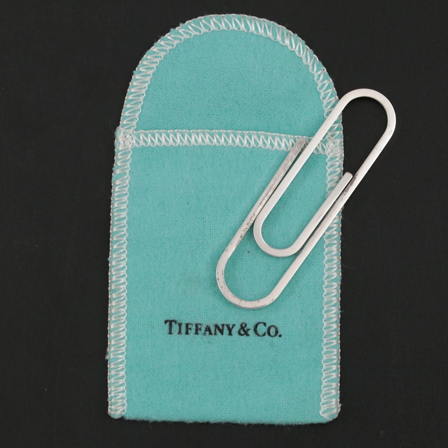Tiffany & Co. Sterling Silver Paperclip Bookmark