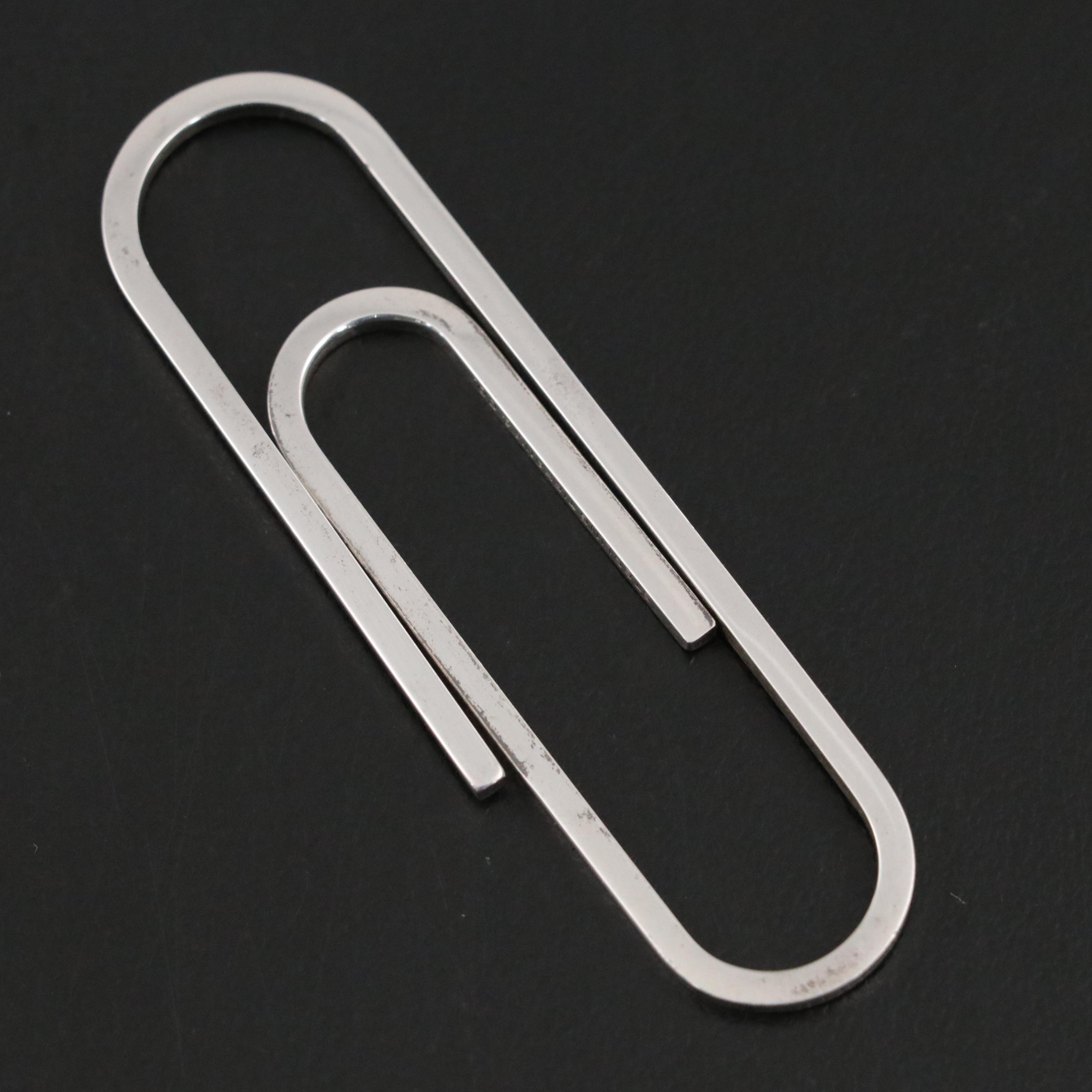 Tiffany & Co. Sterling Silver Paperclip Bookmark