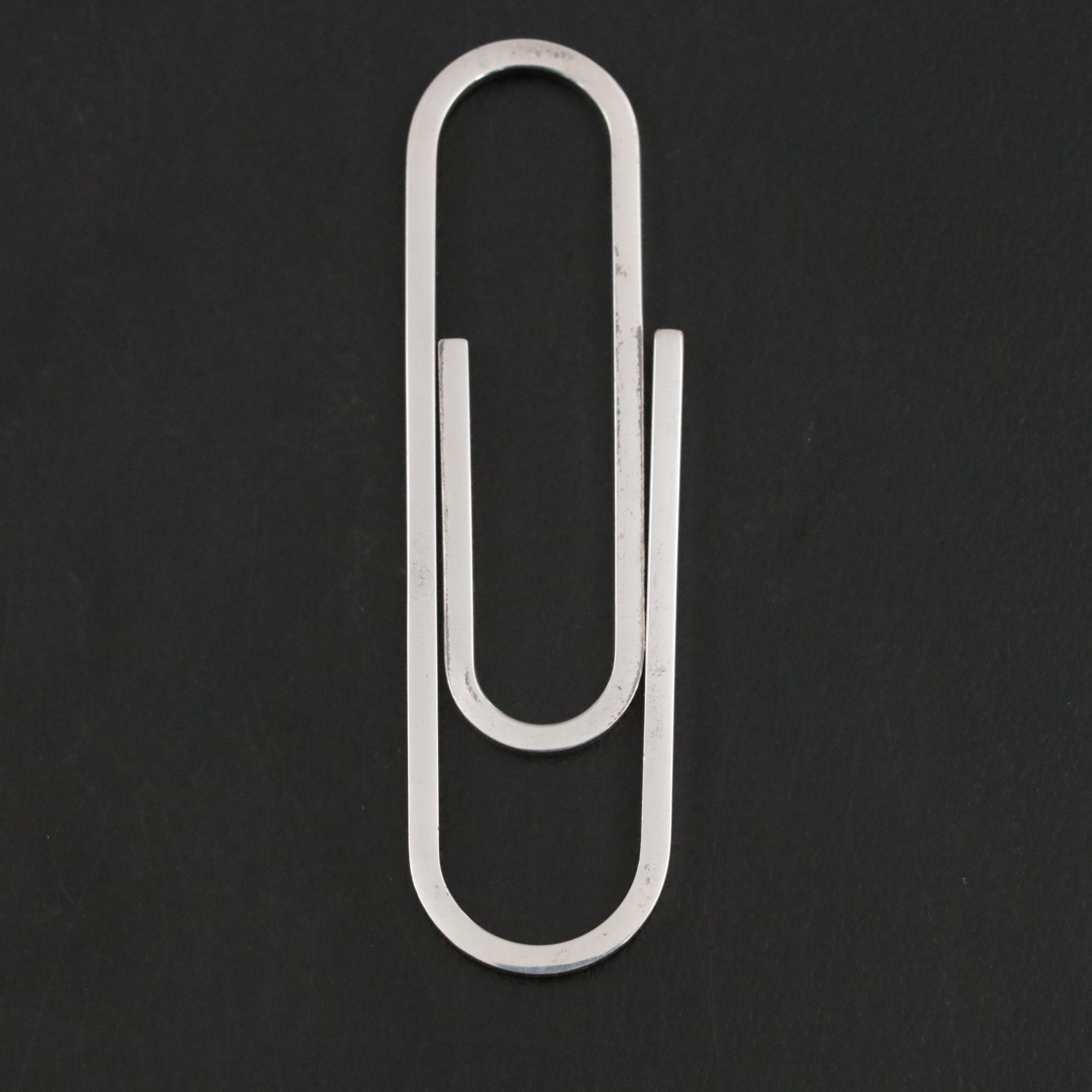 Tiffany & Co. Sterling Silver Paperclip Bookmark