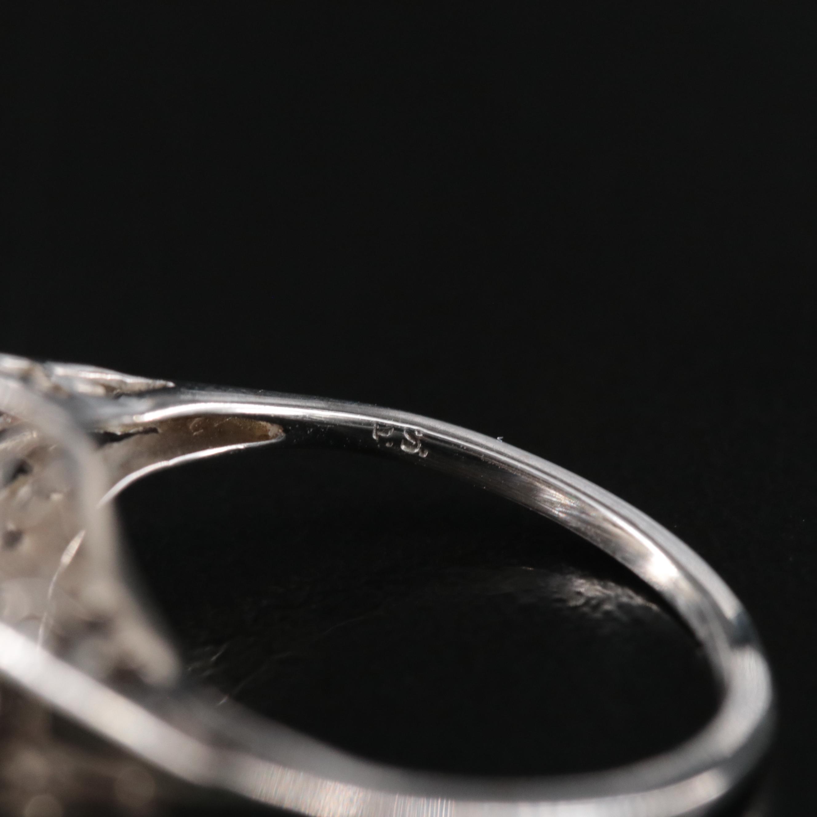 Art Deco 14K 1.16 CT Diamond Ring