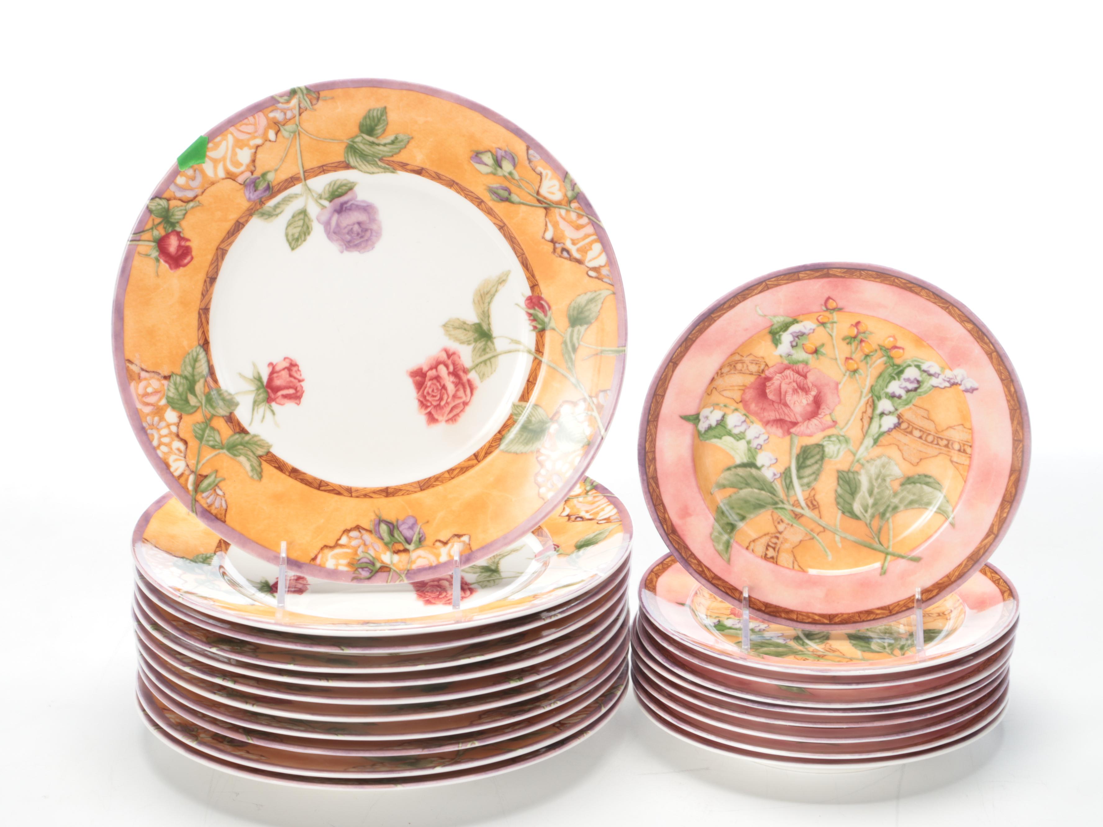 222 Fifth "Tuscany Rose" Ceramic Dinnerware, 2000–2004