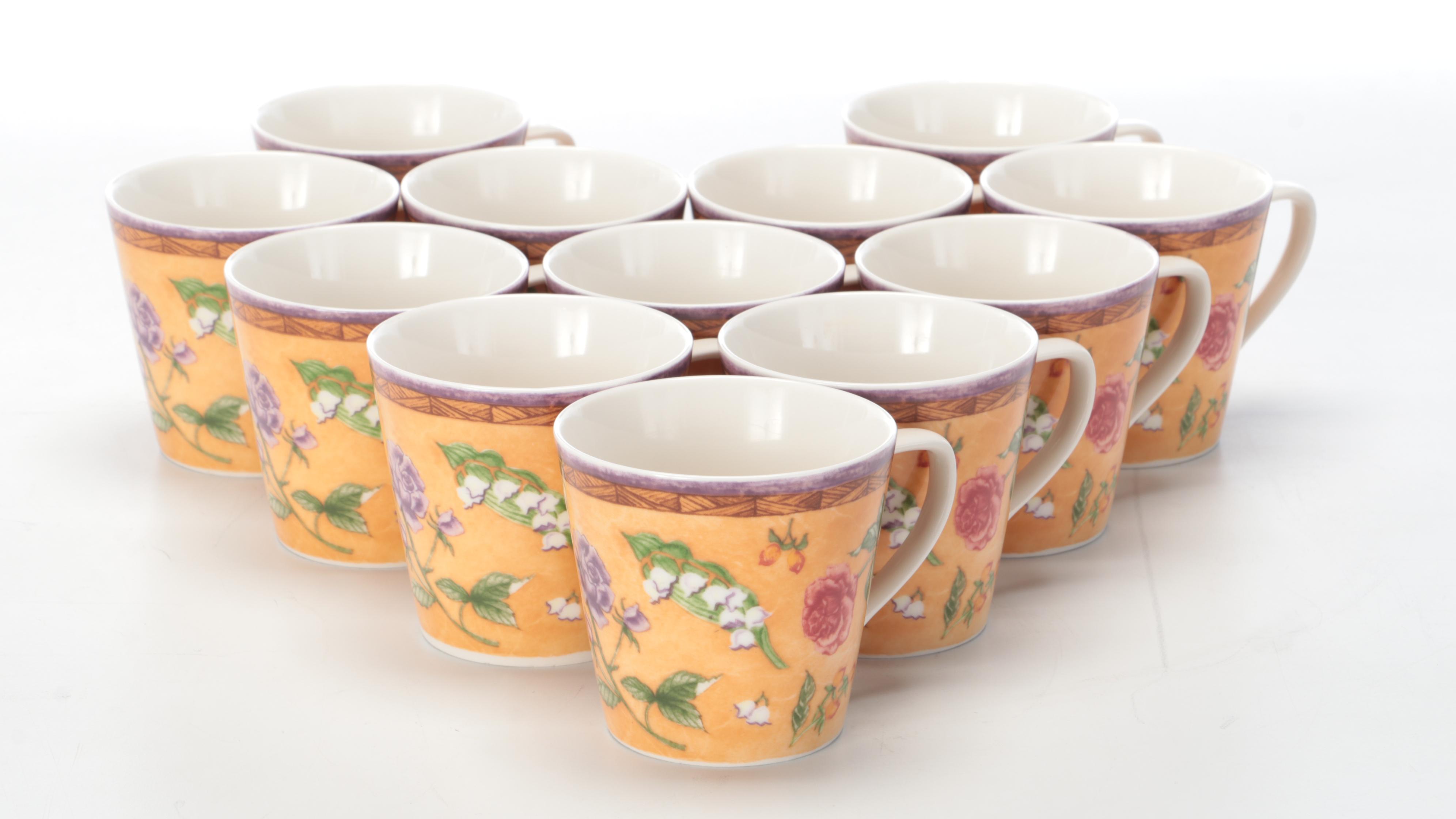 222 Fifth "Tuscany Rose" Ceramic Dinnerware, 2000–2004