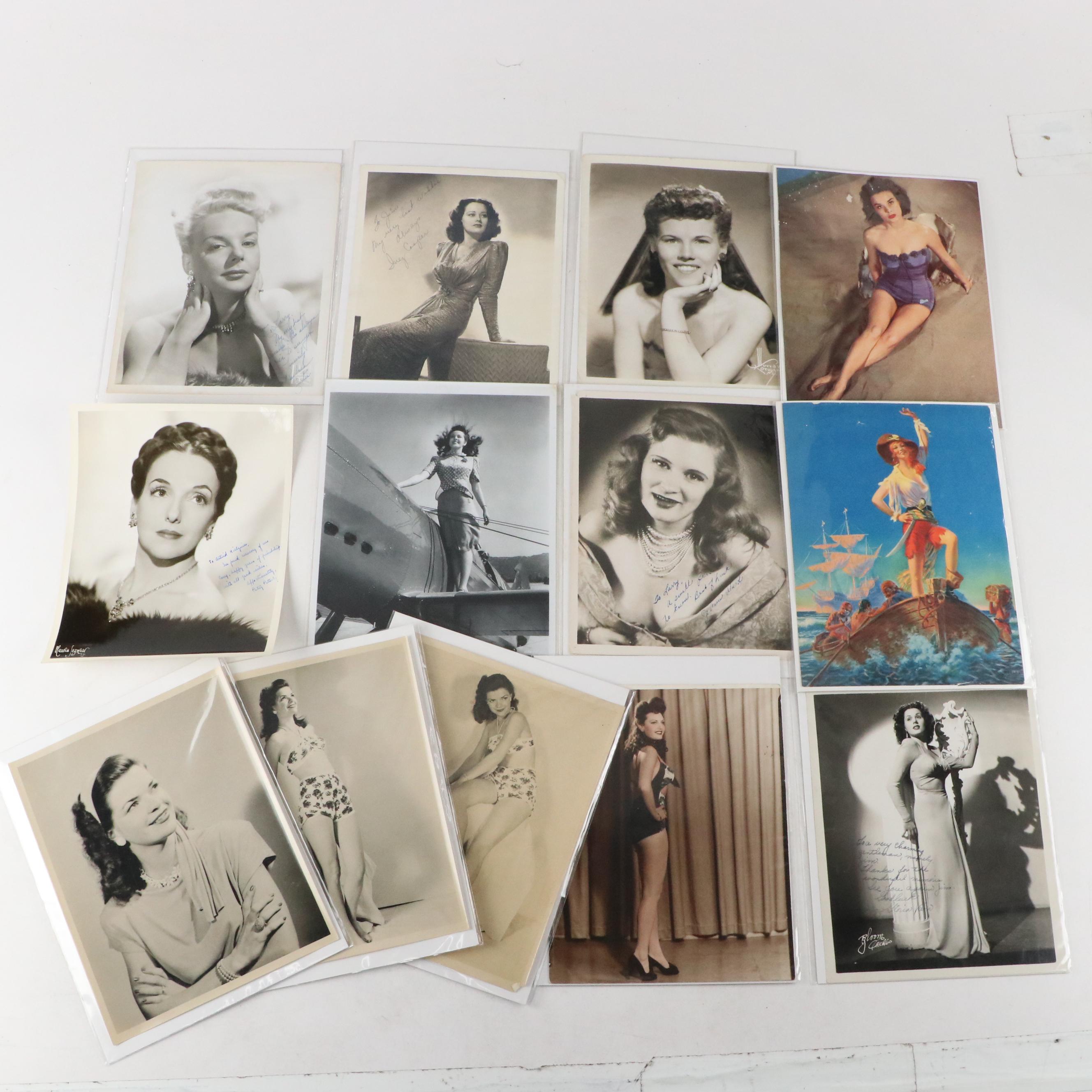 Gloria Van, Inez Cooper with More Photograph Prints and Pin-Up Girl Print