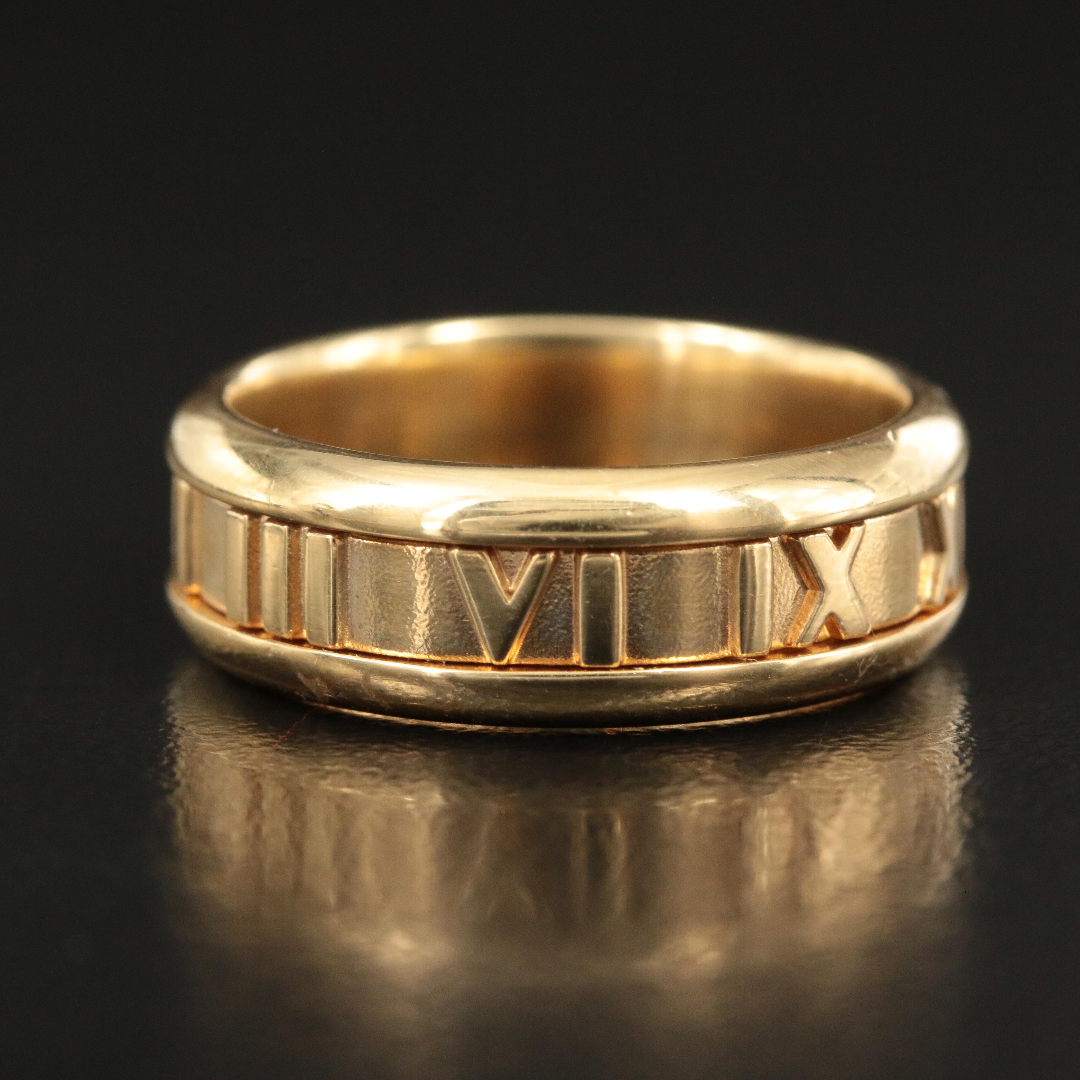 Tiffany & Co. "Atlas" 18K Band