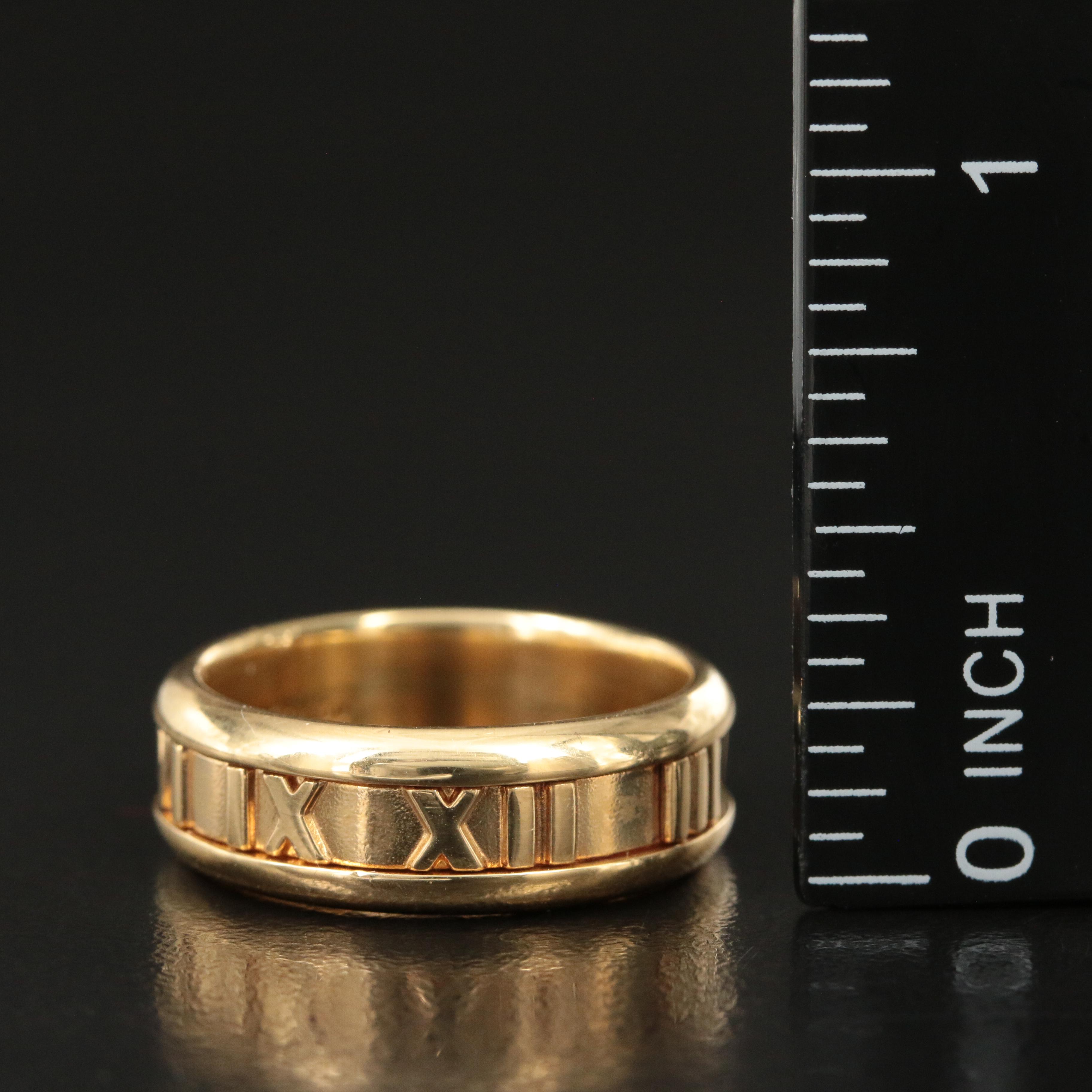 Tiffany & Co. "Atlas" 18K Band