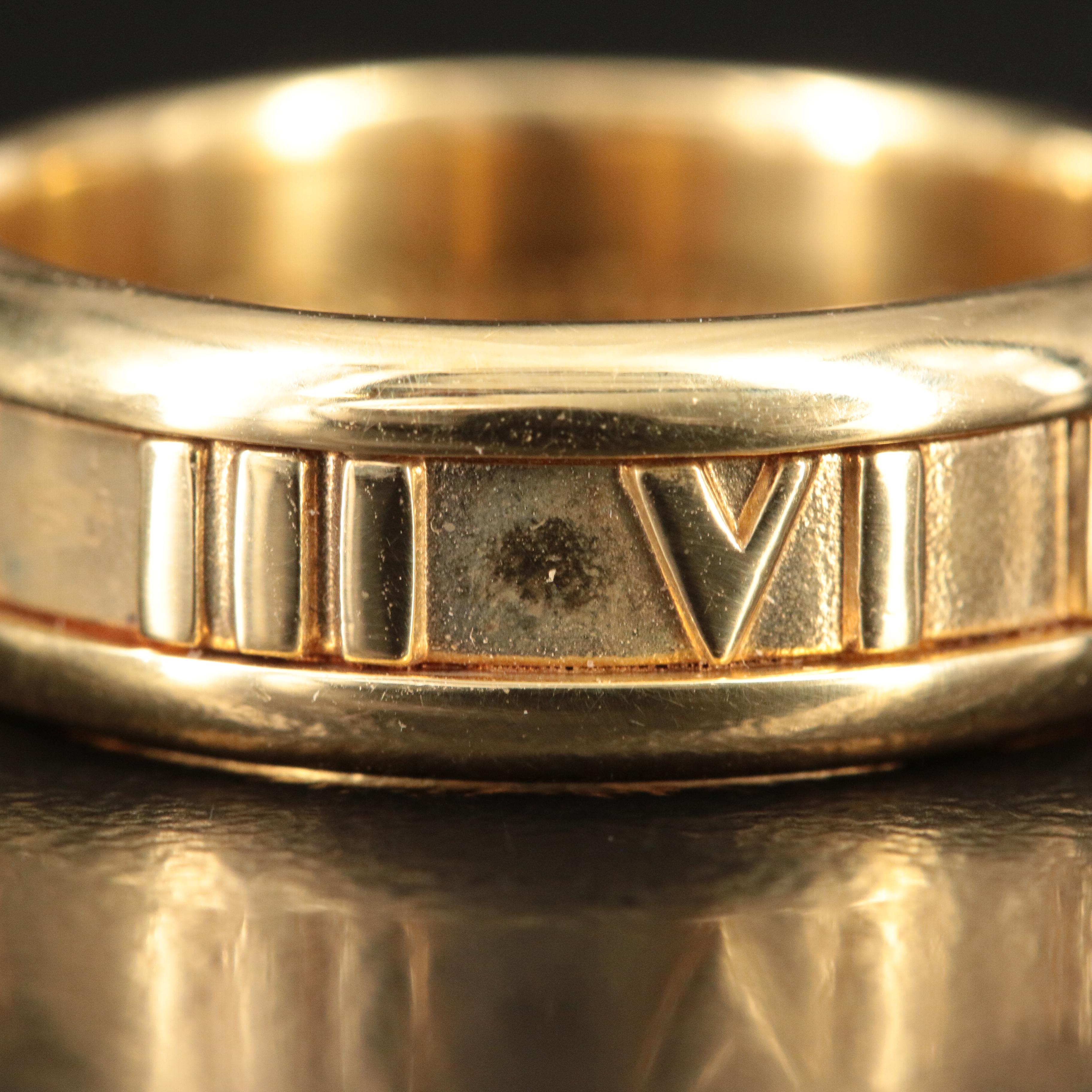 Tiffany & Co. "Atlas" 18K Band