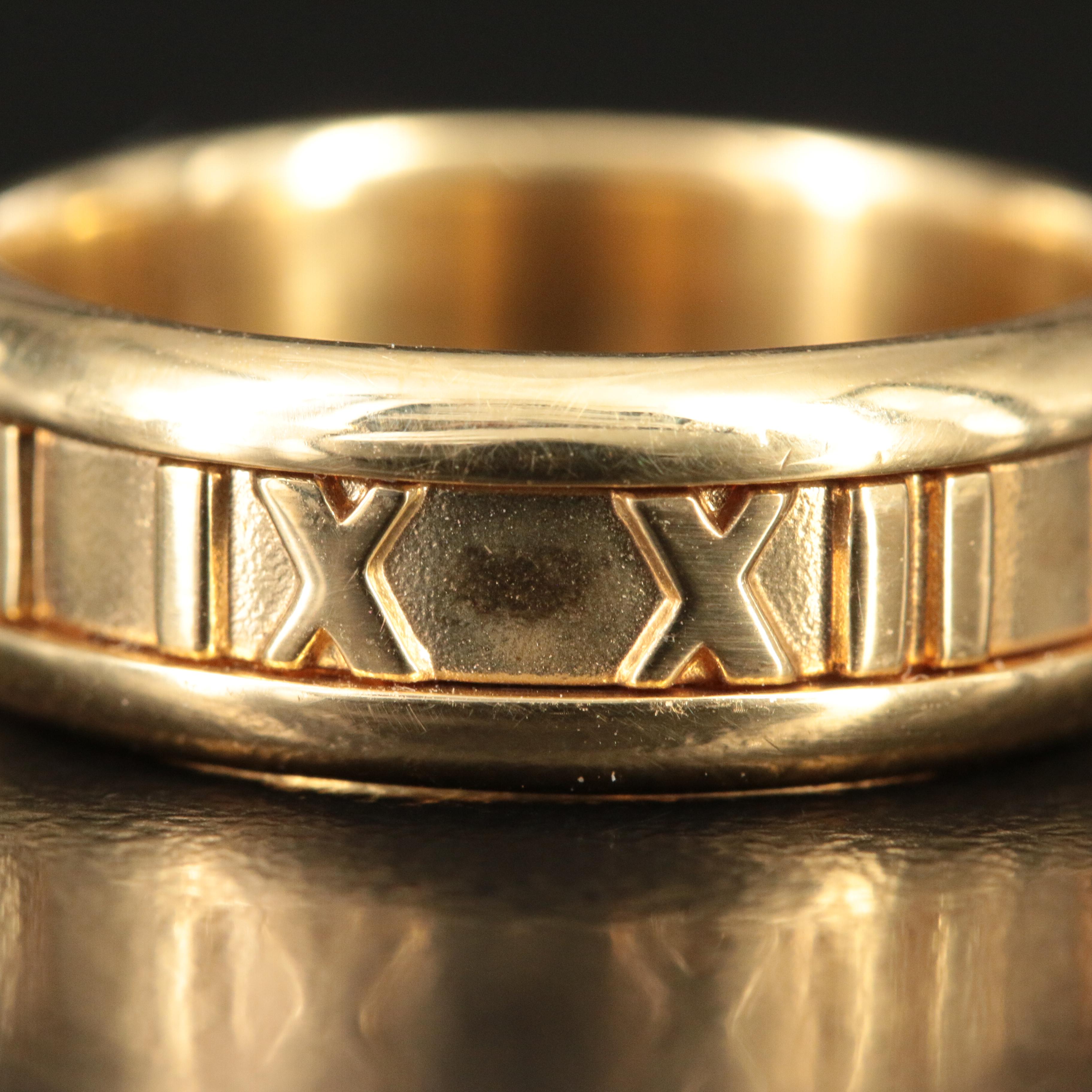 Tiffany & Co. "Atlas" 18K Band