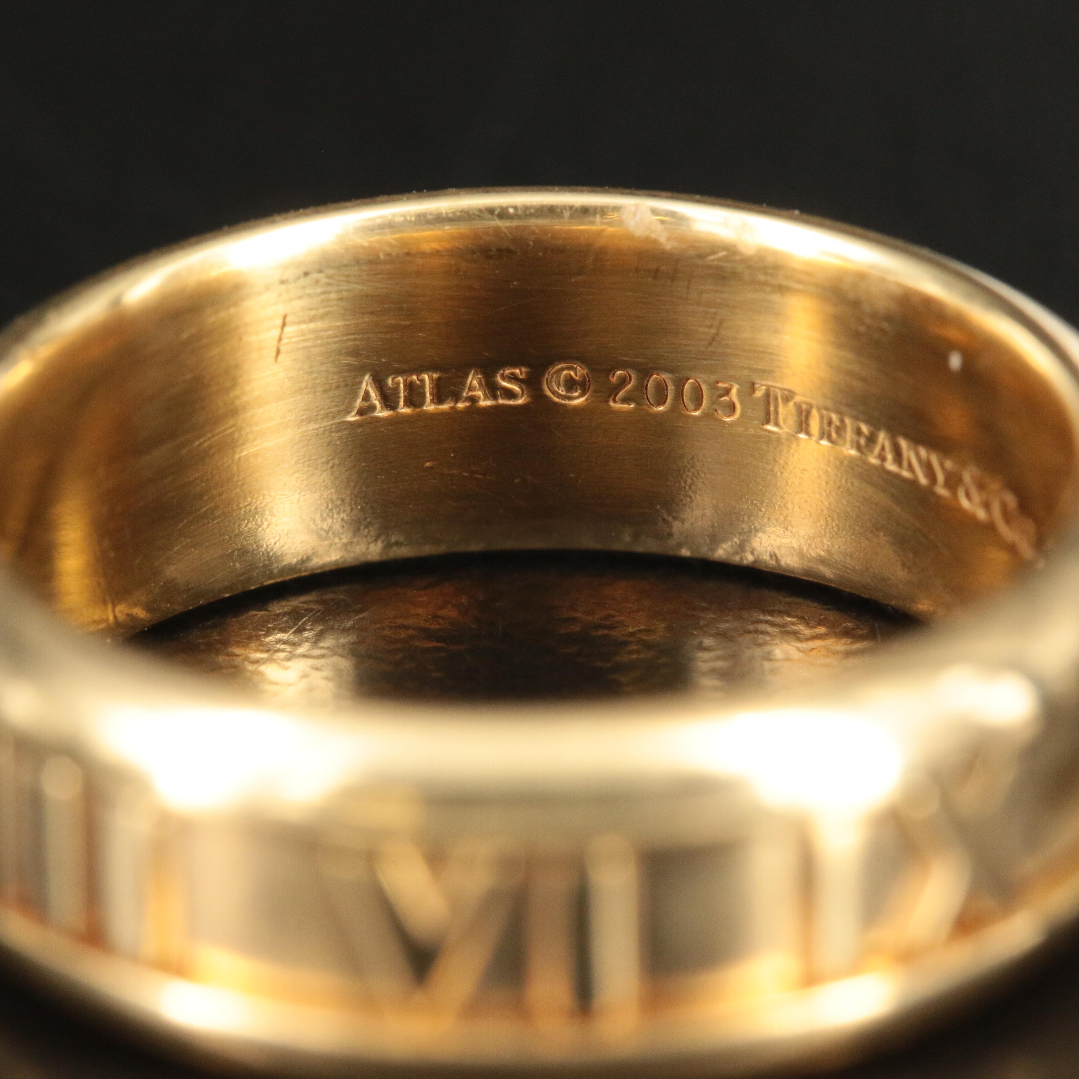 Tiffany & Co. "Atlas" 18K Band
