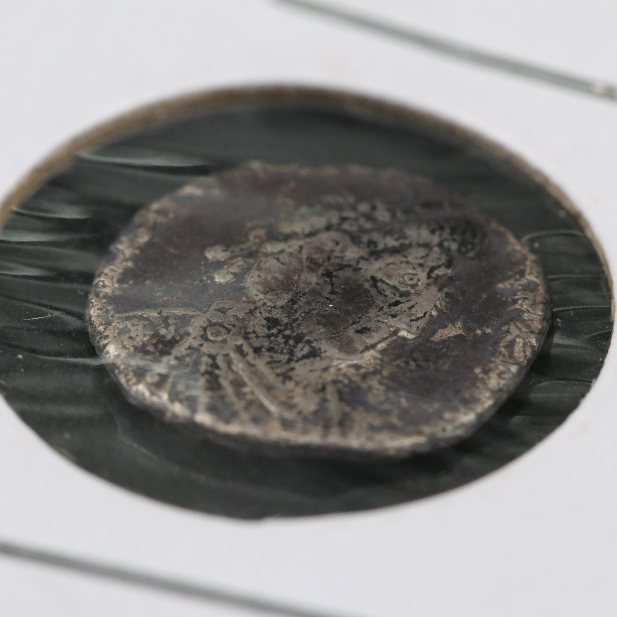 Ancient Roman Imperial AR Siliqua Coin of Theodosius I, ca. 379 A.D.