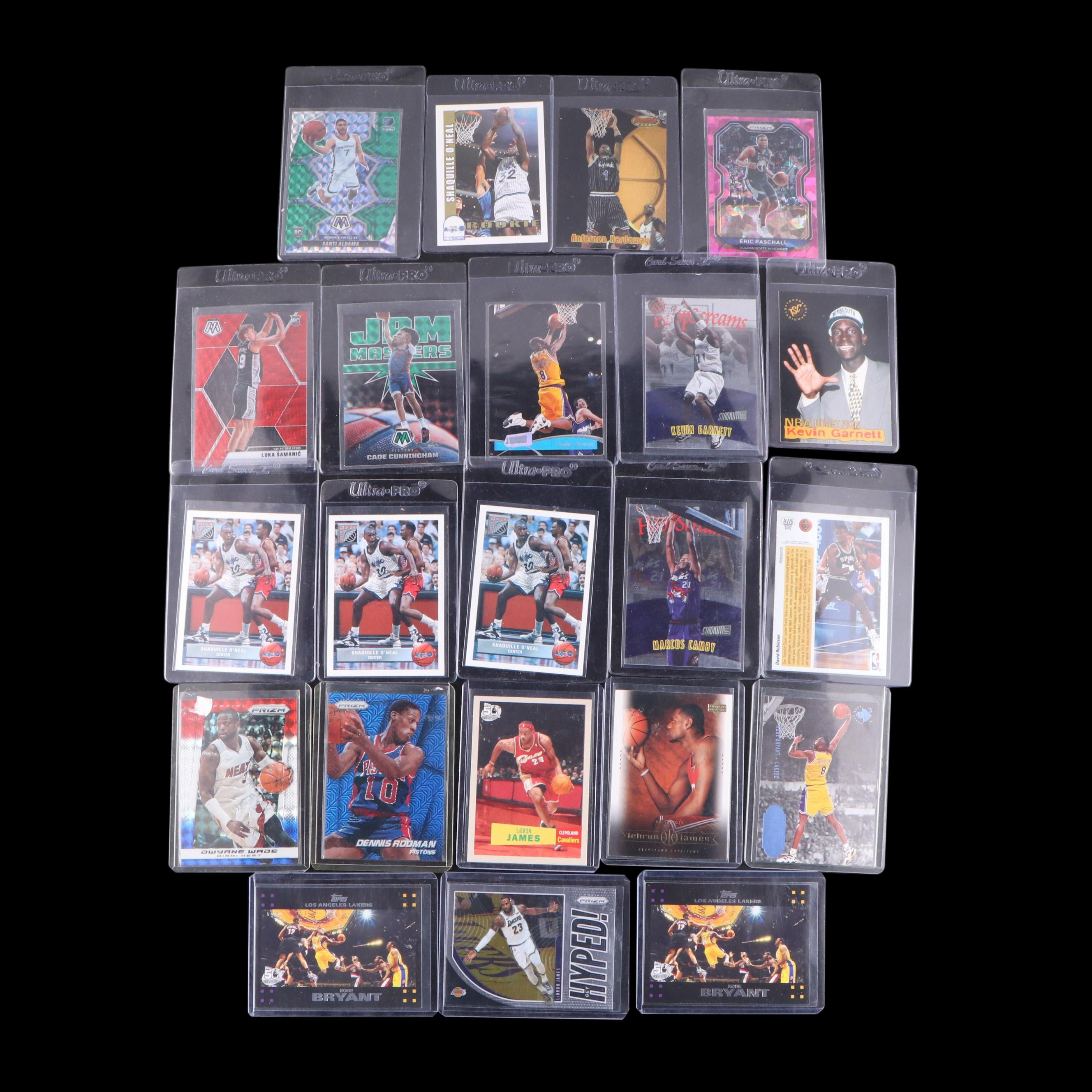 Prizm with Other Basketball Cards Featuring Kobe Bryant Rookie and More
