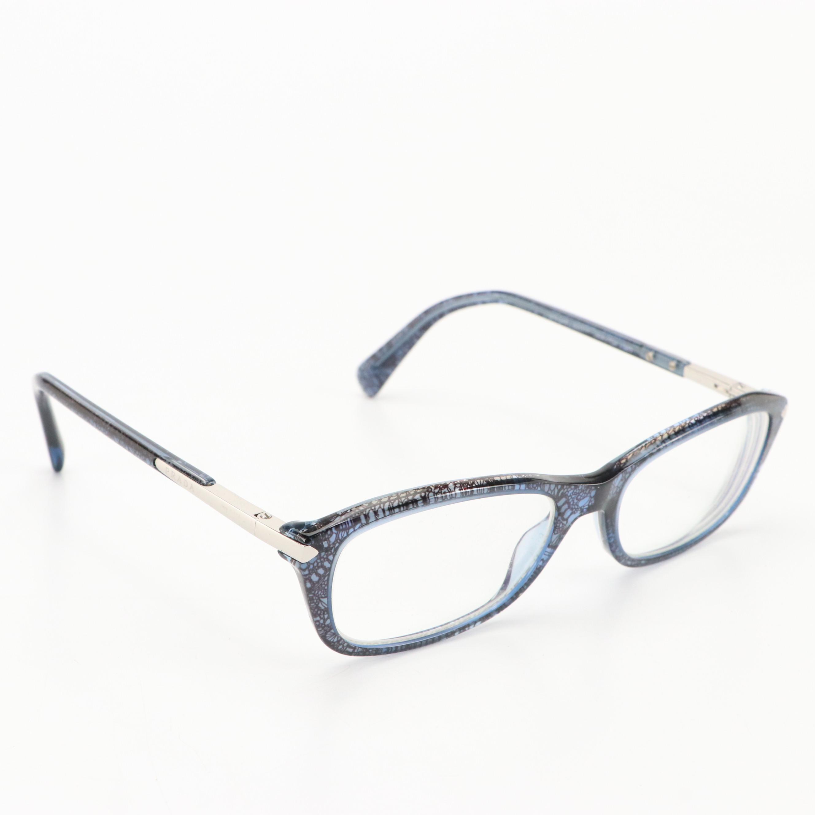 Prada VPR04P and VPR68H Prescription Eyeglasses with Cases