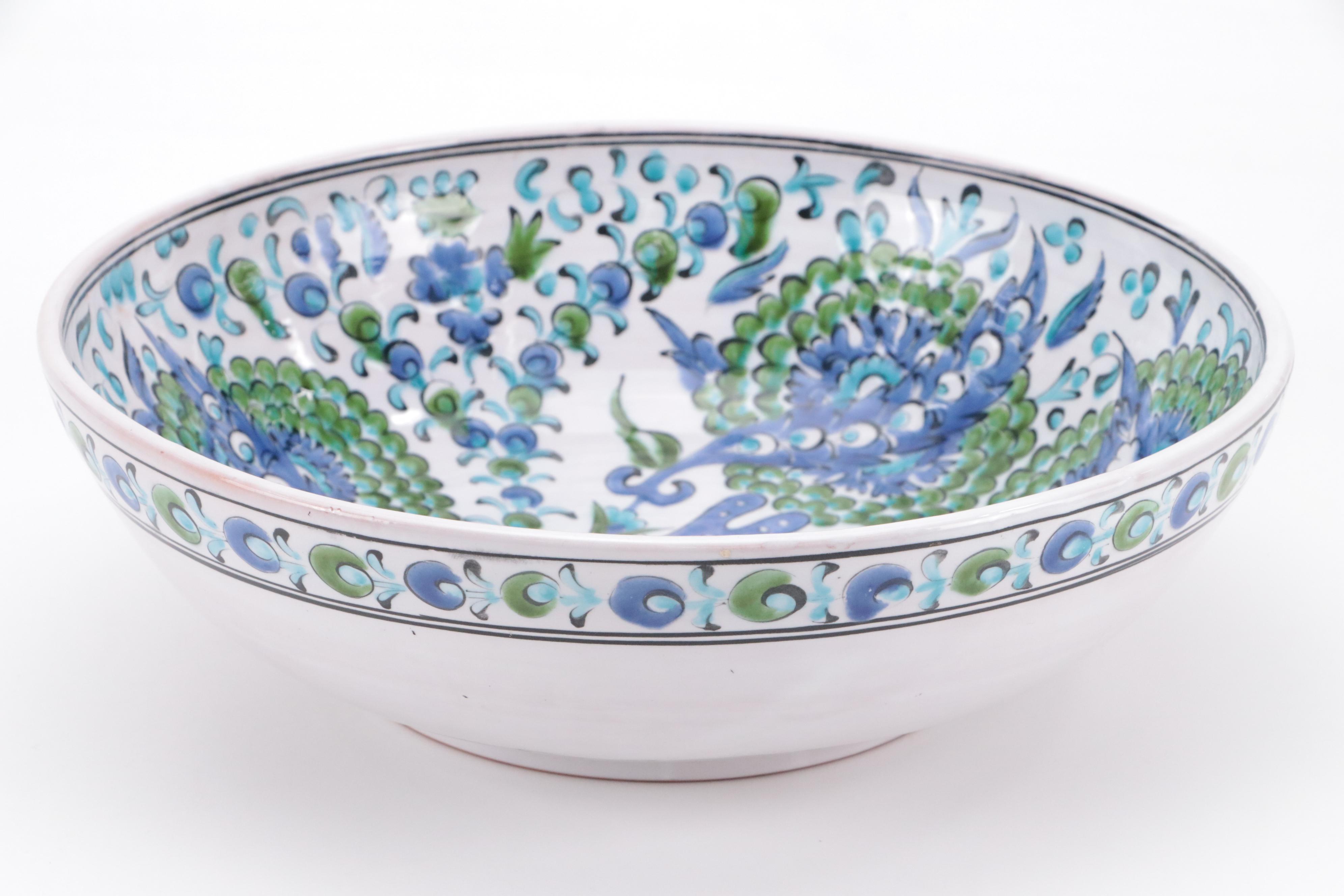 Ikaros Pottery Greek Ceramic Bowl